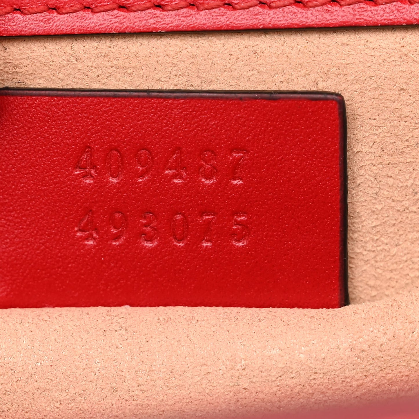 Guccissima Small Padlock Shoulder Bag Hibiscus Red