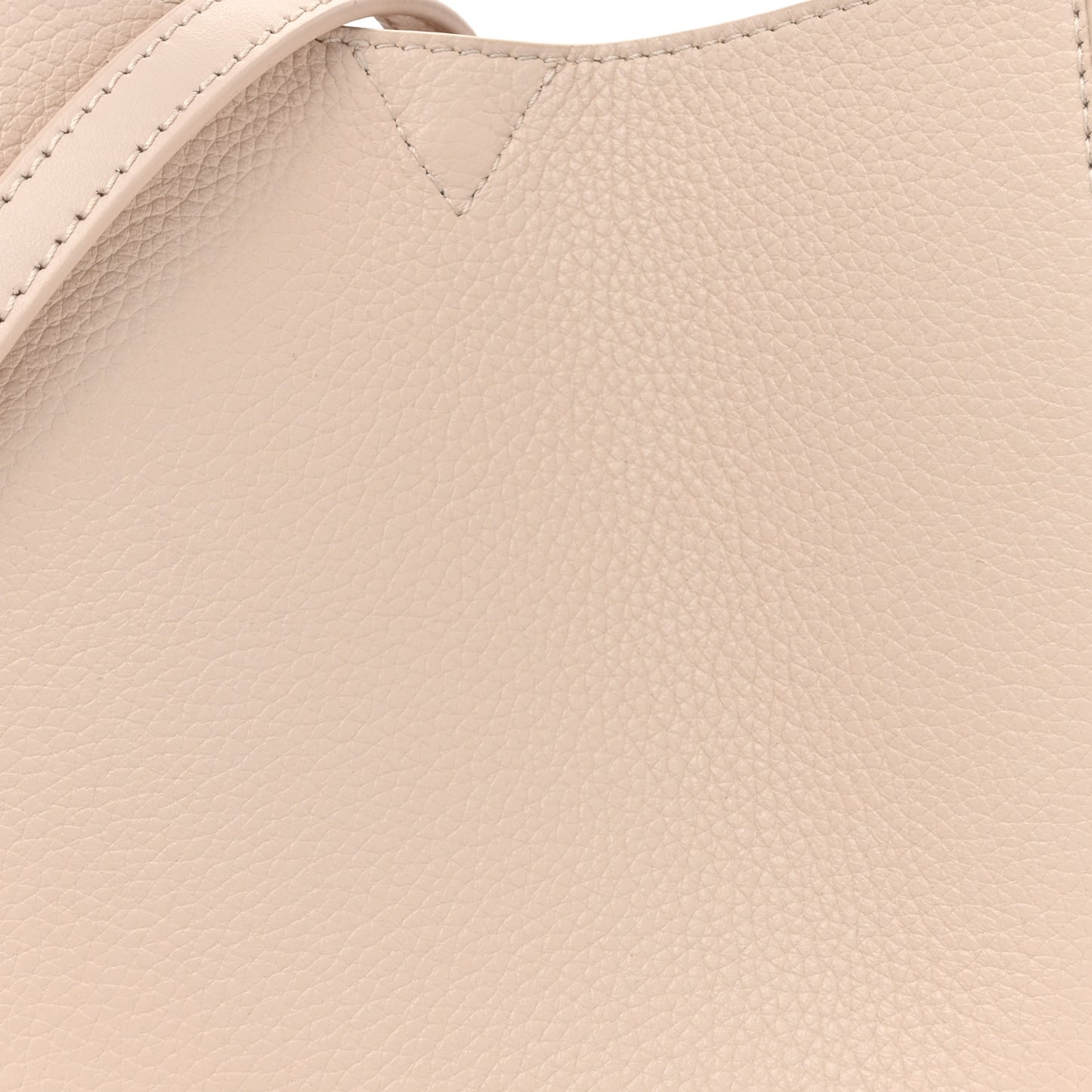 Calfskin Spiked Mini Cabachic Mini Bucket Bag Leche
