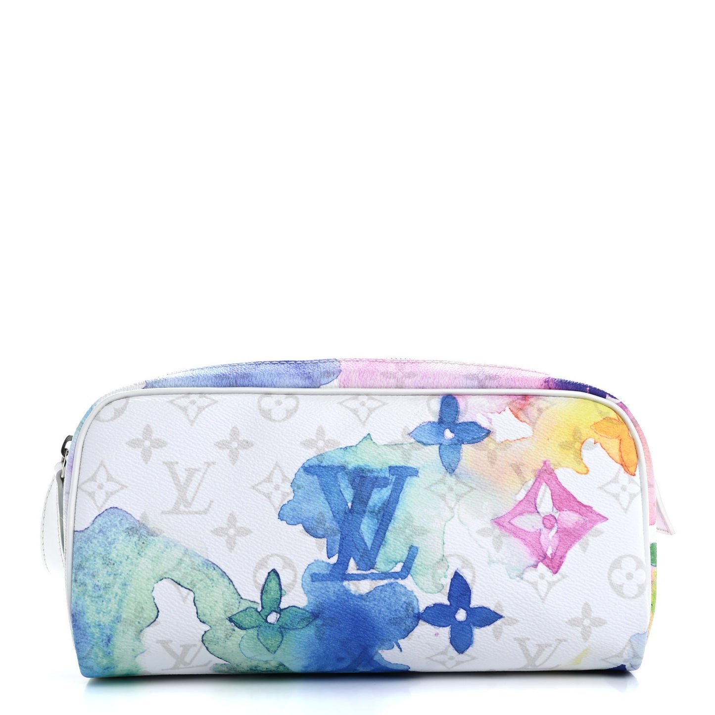Monogram Watercolor Dopp Kit Toilet Pouch Multicolor