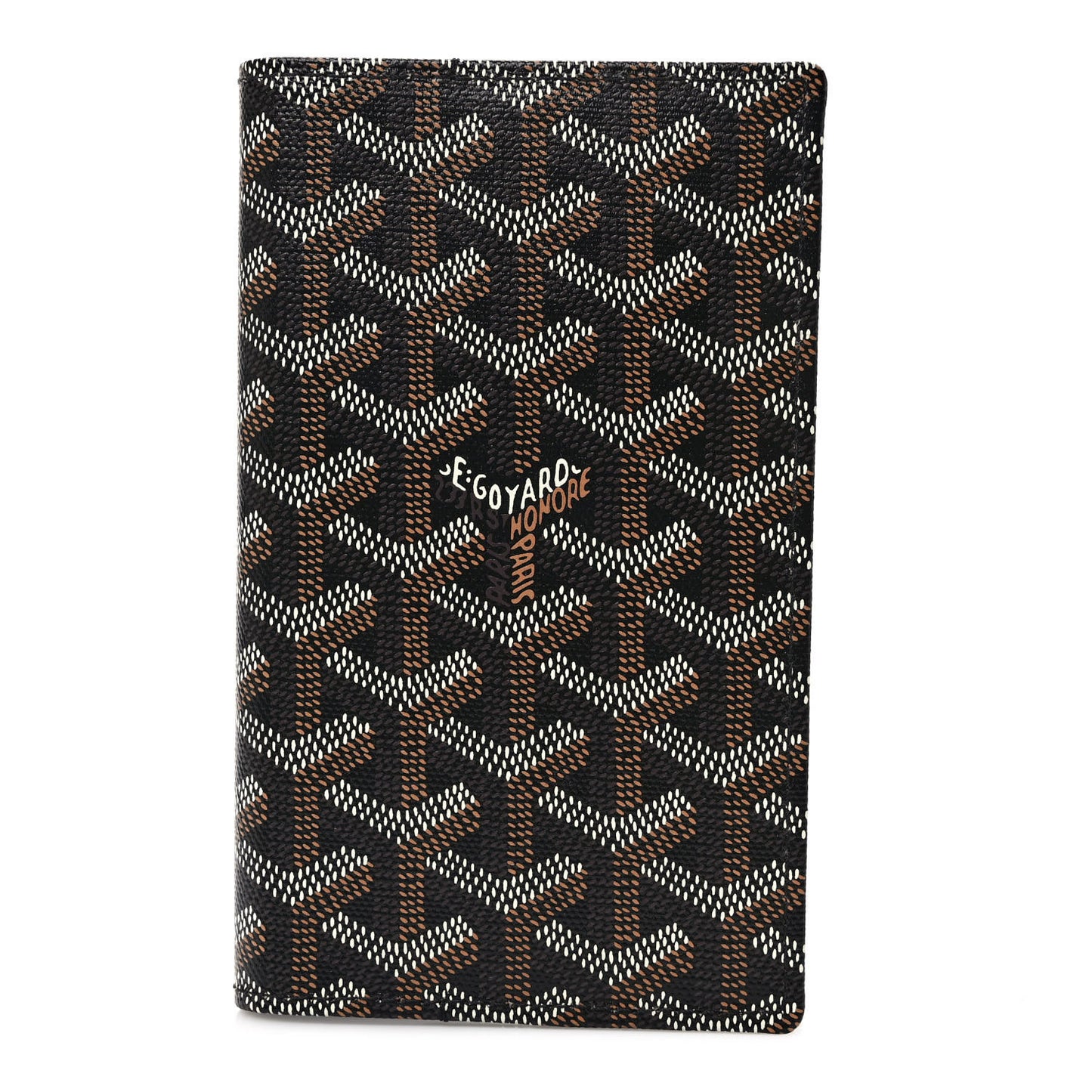 Goyardine Passport Wallet Black