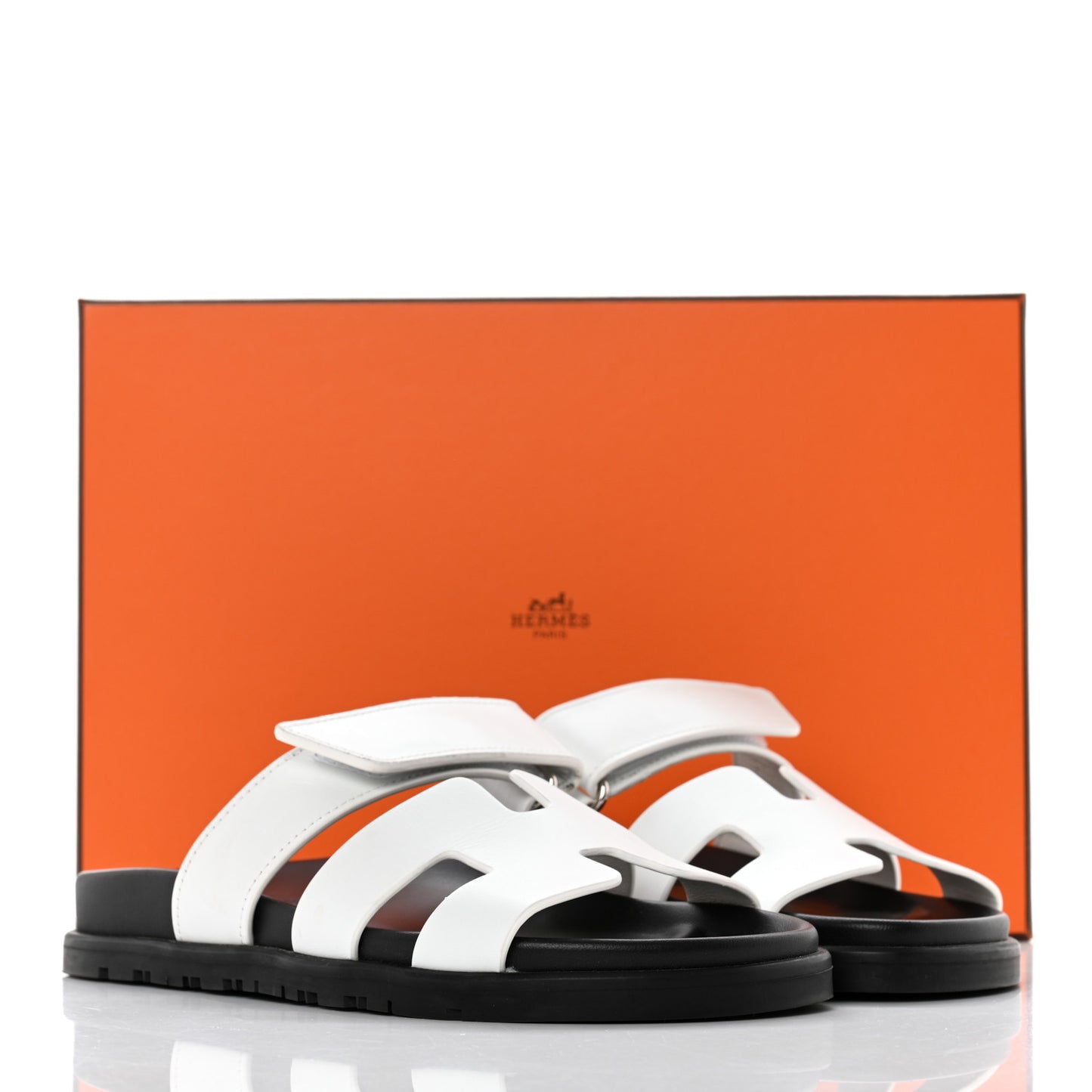 Calfskin Womens Chypre Sandals 35 White