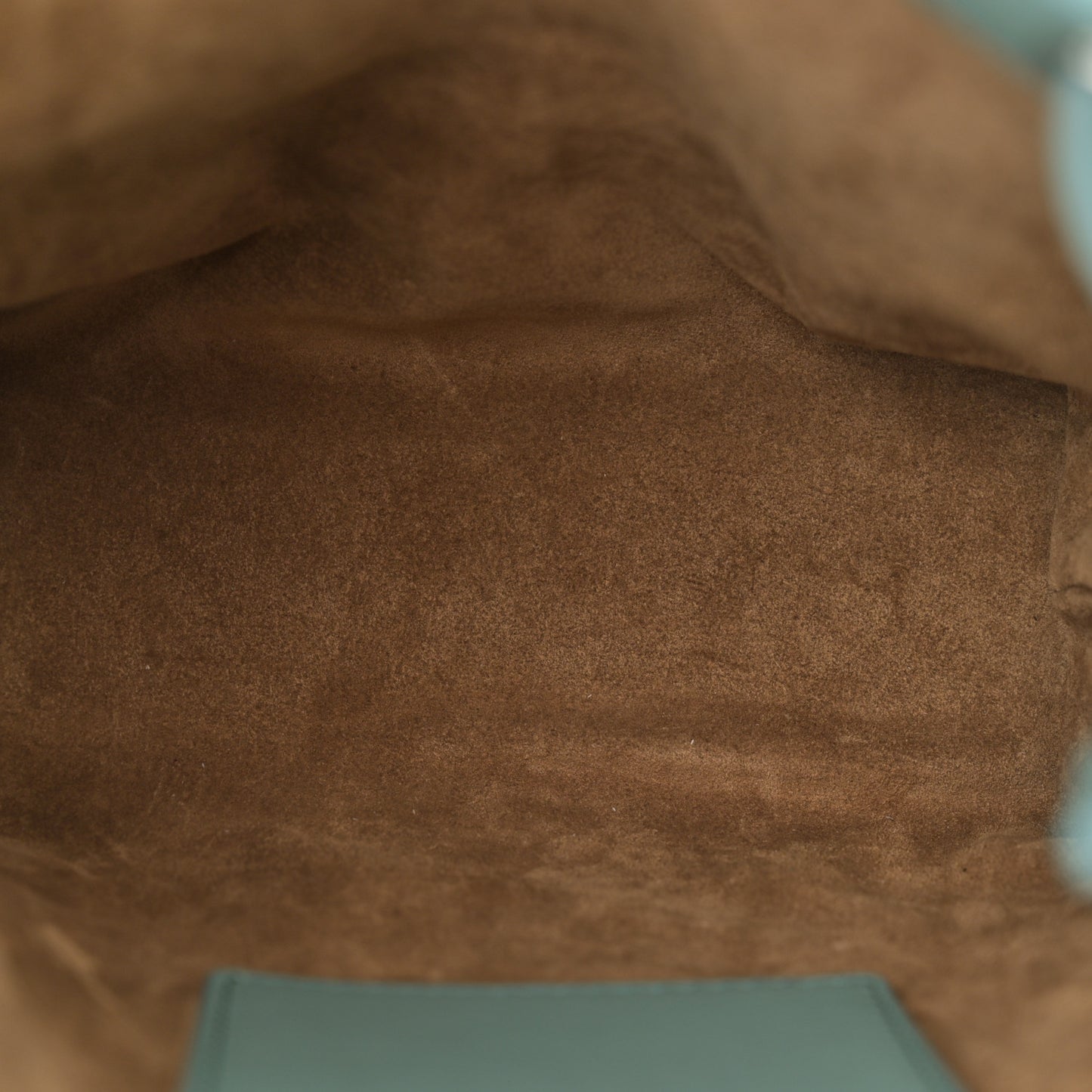 Smooth Calfskin Pebble Pouch Water