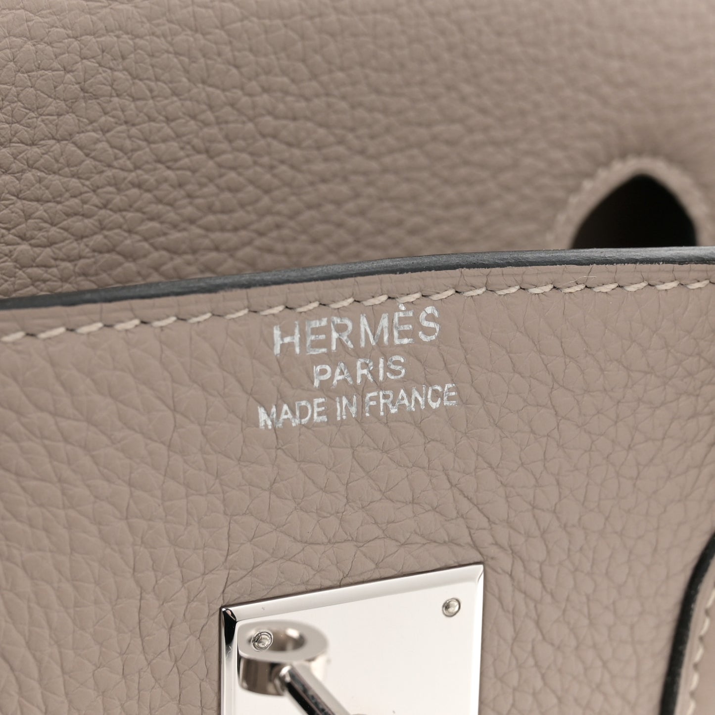 Togo Birkin 35 Gris Tourterelle