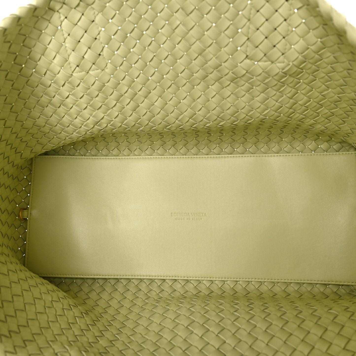 Lambskin Intreccio Medium Cabat Lemon Washed