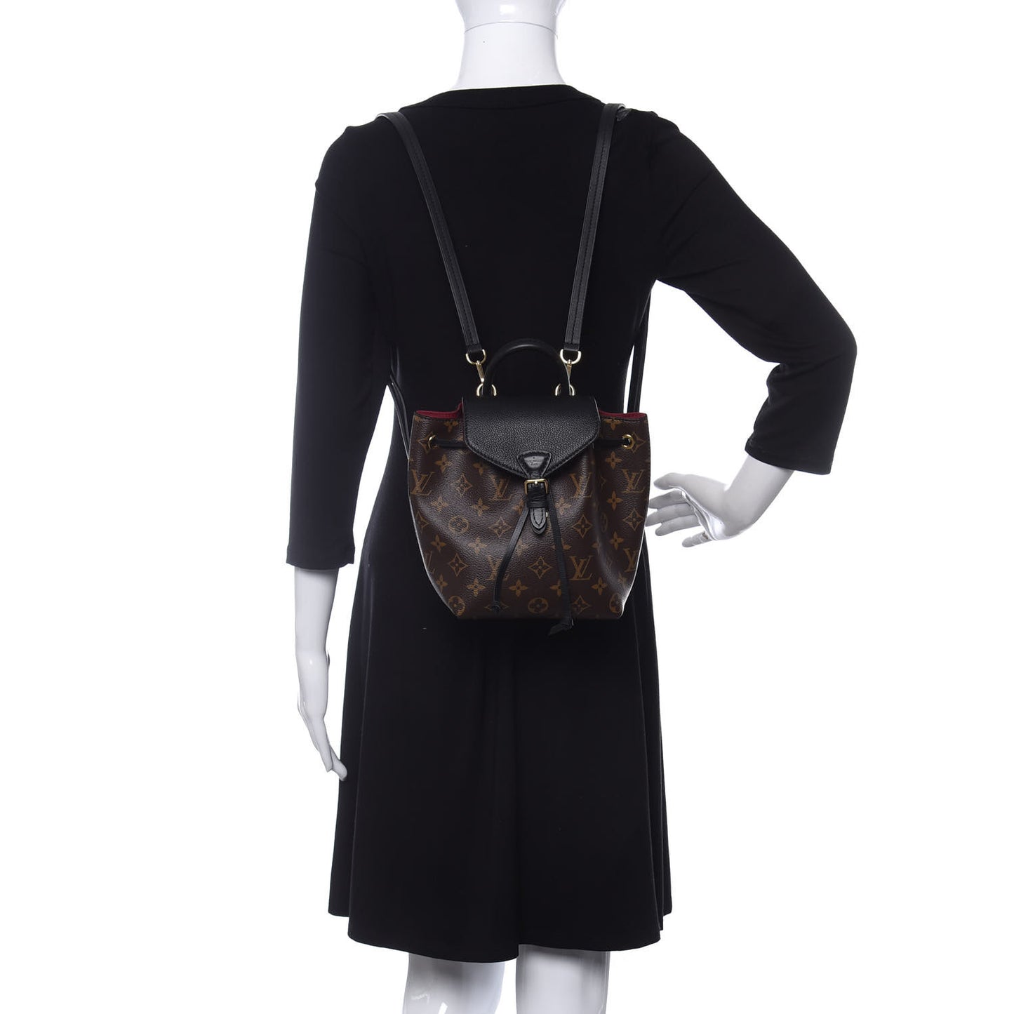 Monogram BB Montsouris NM Backpack Black