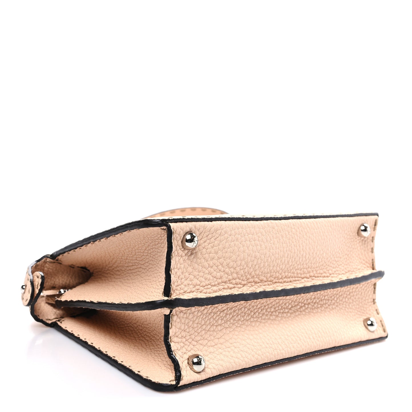 Cuoio Romano Selleria Chamois Small Peekaboo I SEE U Satchel Cipria