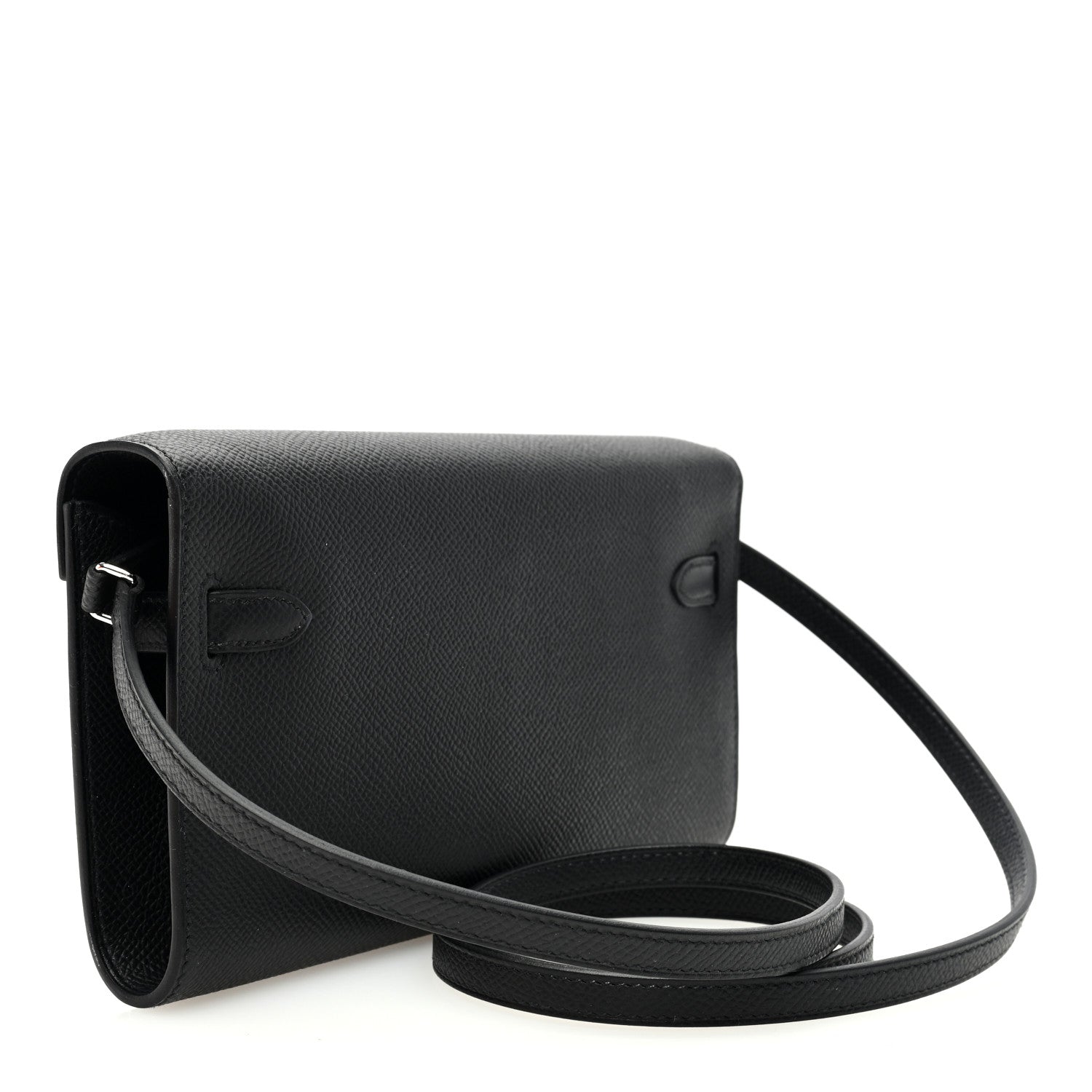 Hermes Epsom Kelly Wallet To Go Black 3 of 11