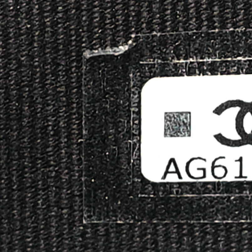 Chanel Denim Quilted Flower CC Mini Classic Backpack Black 7 of 11