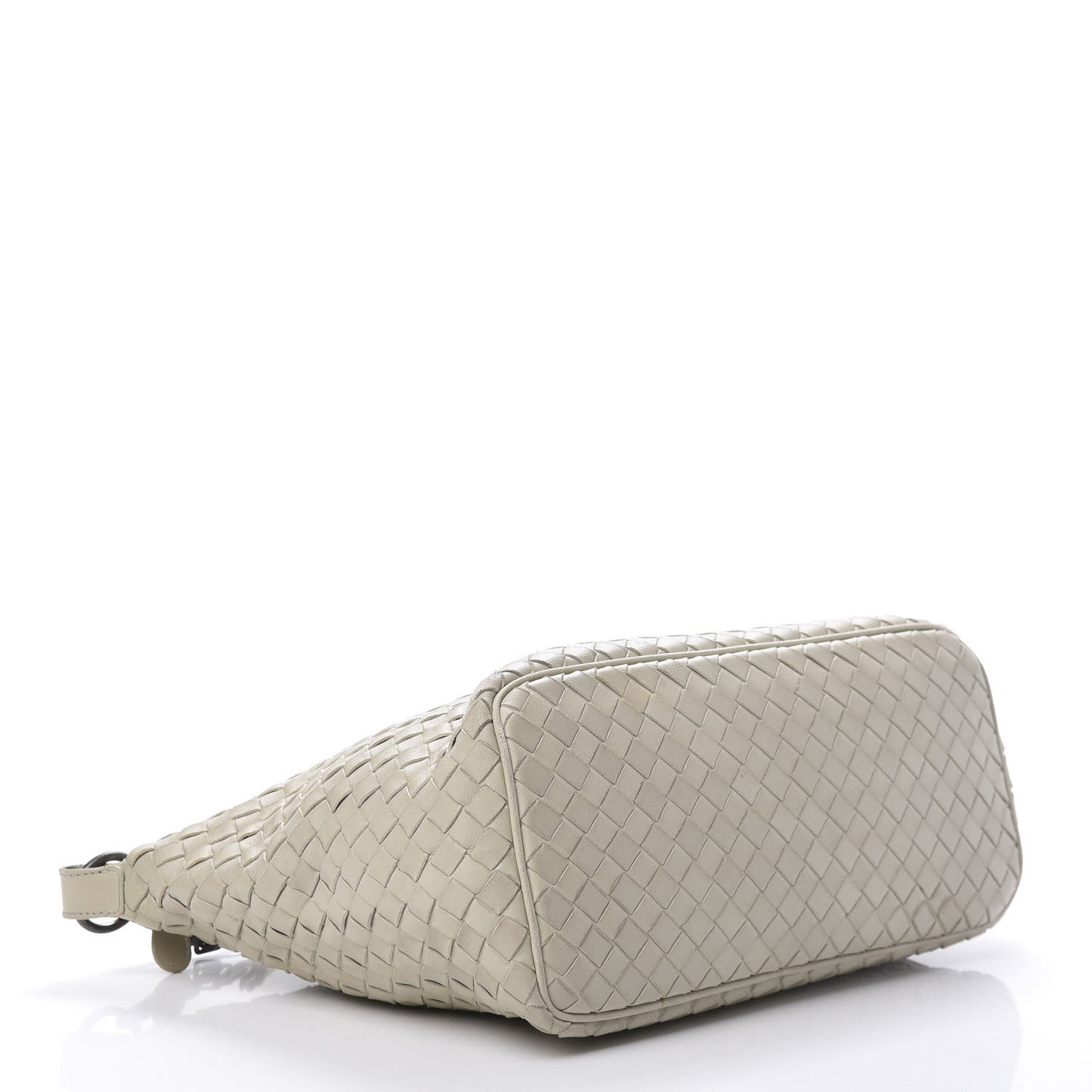 Nappa Intrecciato Small Shoulder Bag Cream