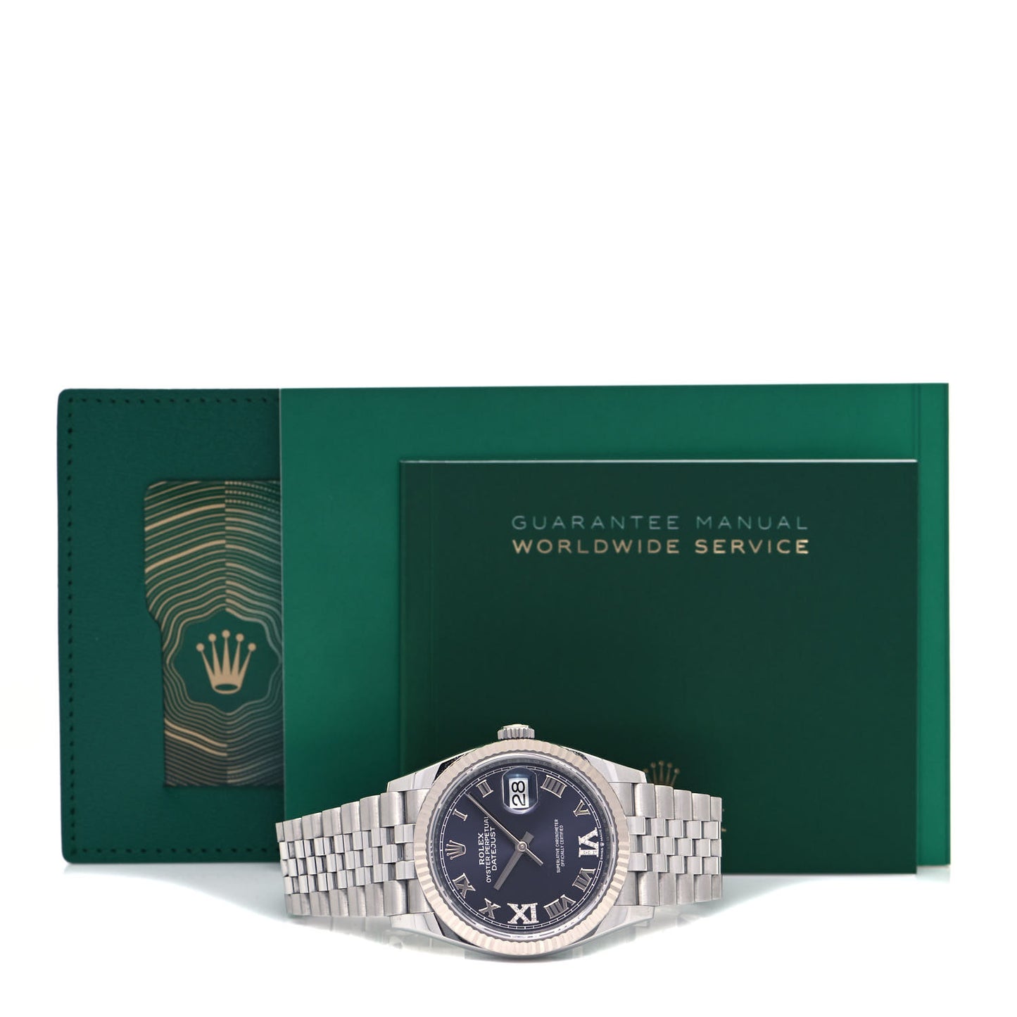 Stainless Steel 18K White Gold Diamond 36mm Oyster Perpetual Datejust Watch Aubergine Roman 126234