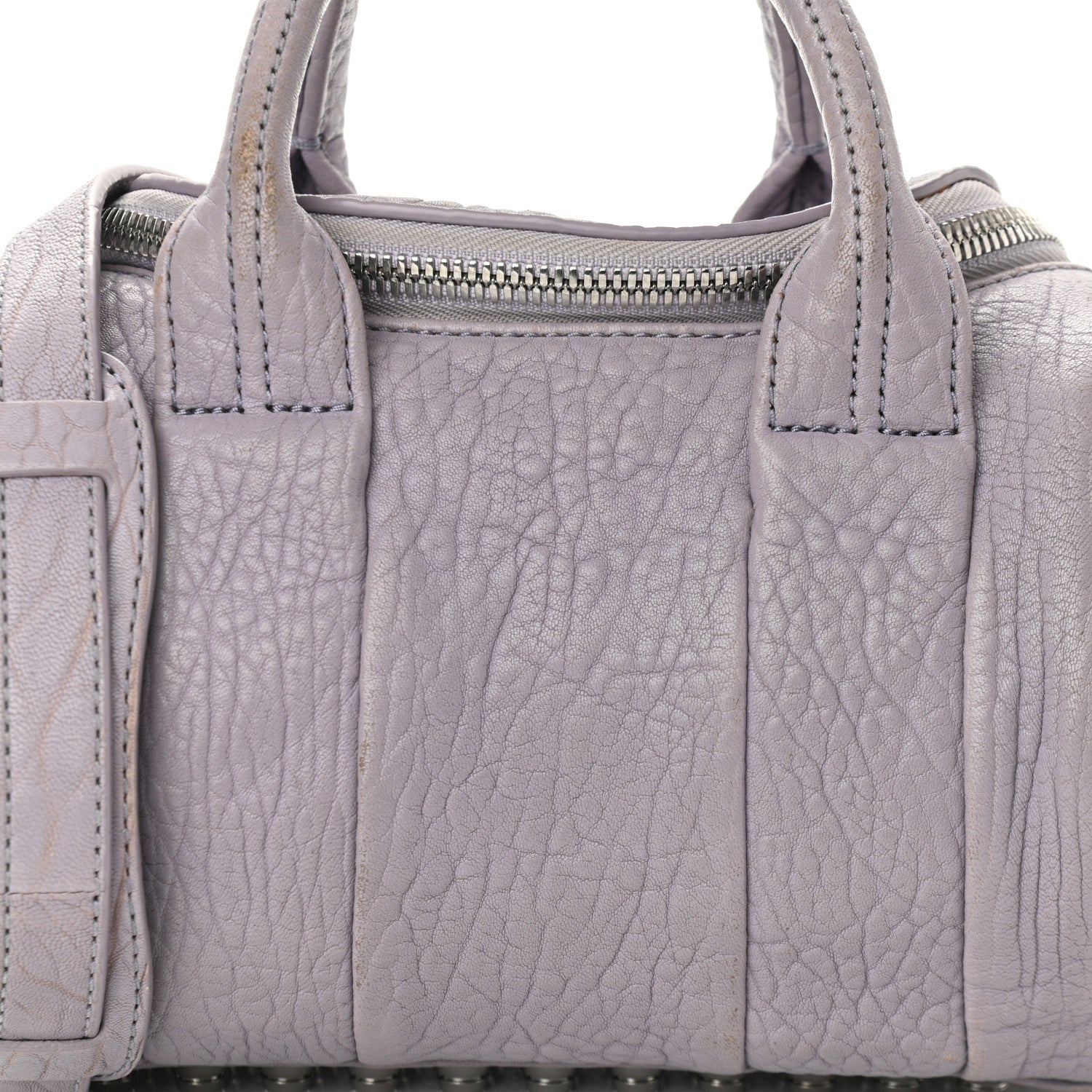 Alexander Wang Pebbled Lambskin Mini Rockie Lavender Rodhium Hardware 7 of 21