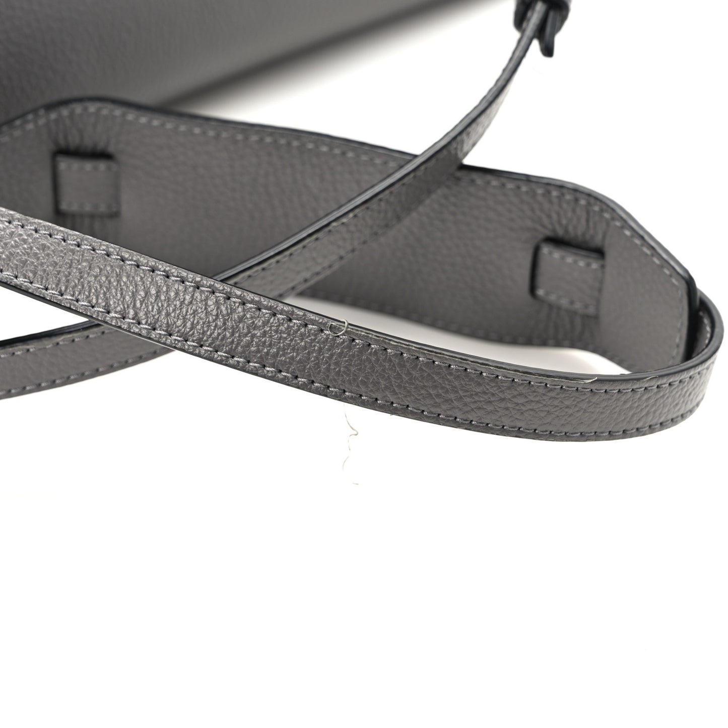 Grained Calfskin Neo Classic Silver Hardware S City Dark Grey