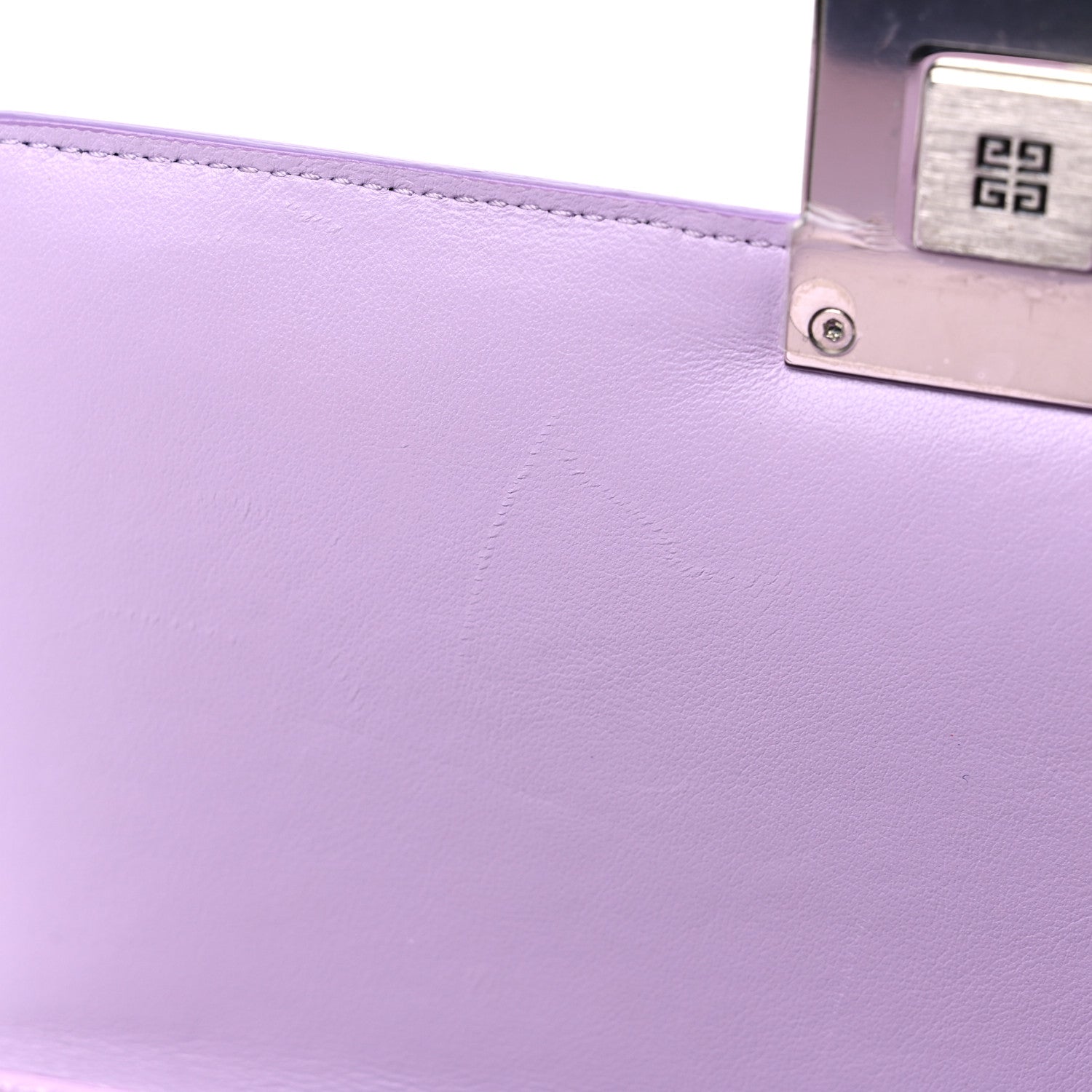 Givenchy Patent 4G Medium Padded Crossbody Bag Lilac 9 of 10