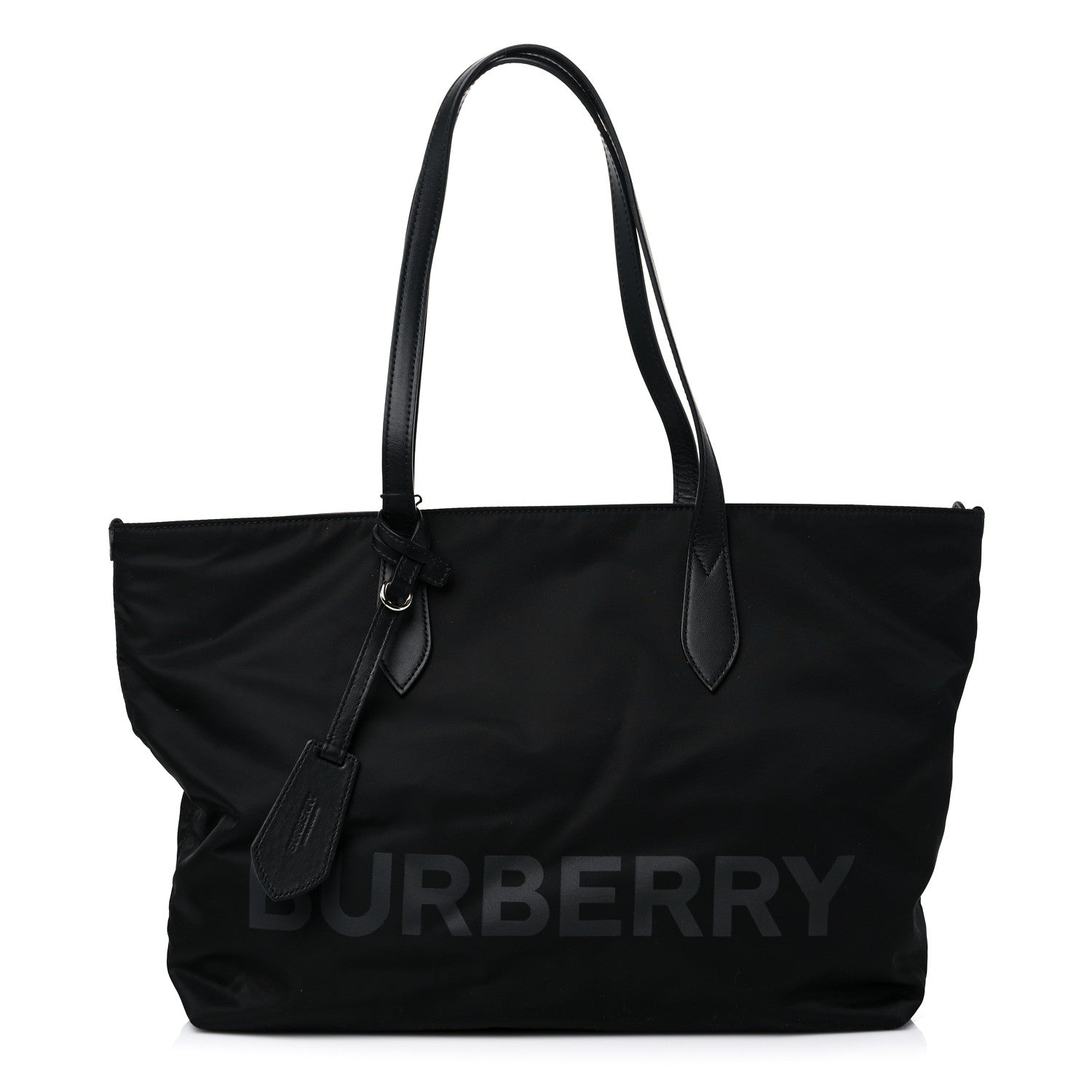 Burberry Nylon Logo Tote Bag Black 1156460 – FASHIONPHILE