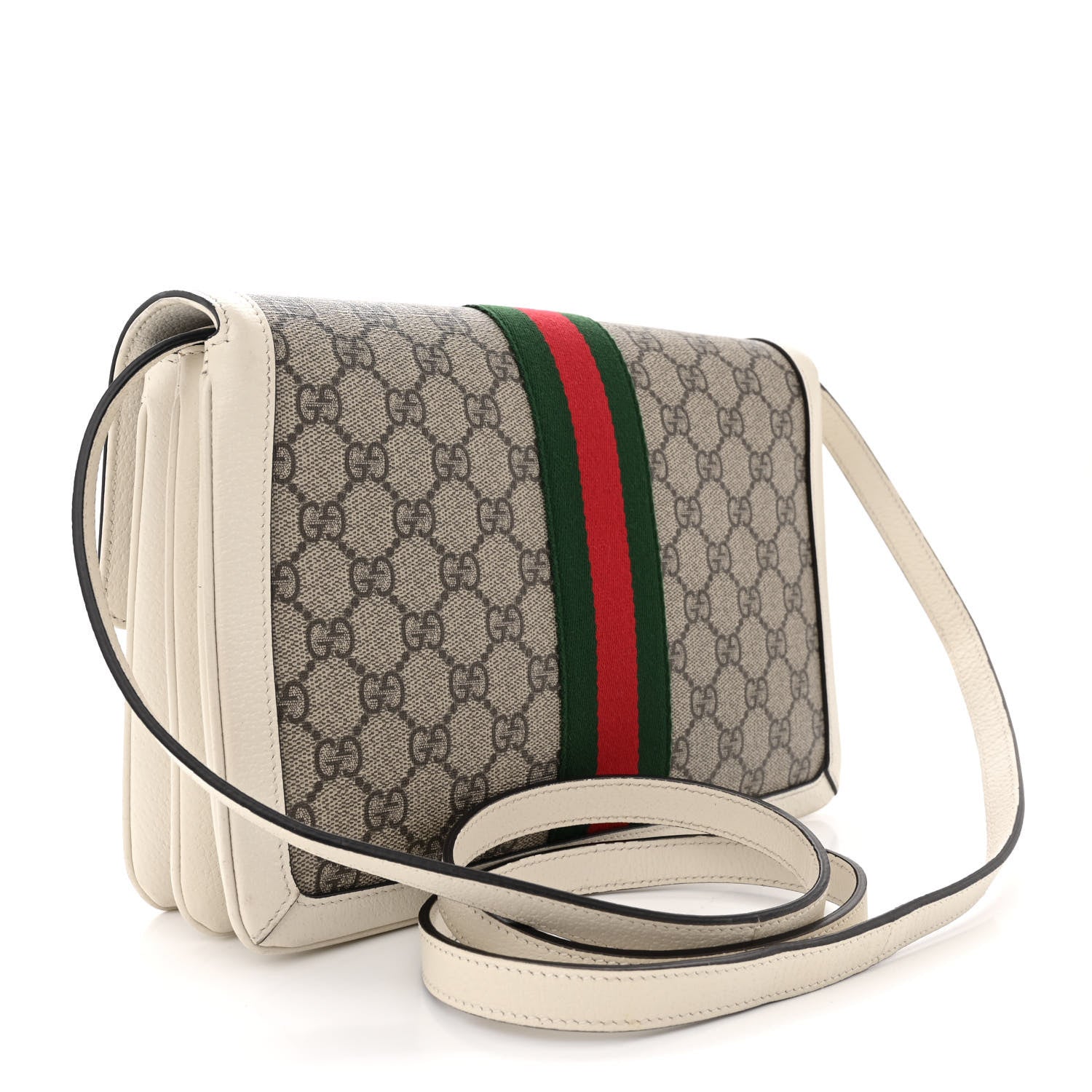 Gucci GG Supreme Monogram Medium Queen Margaret Shoulder Bag Mystic White 3 of 20