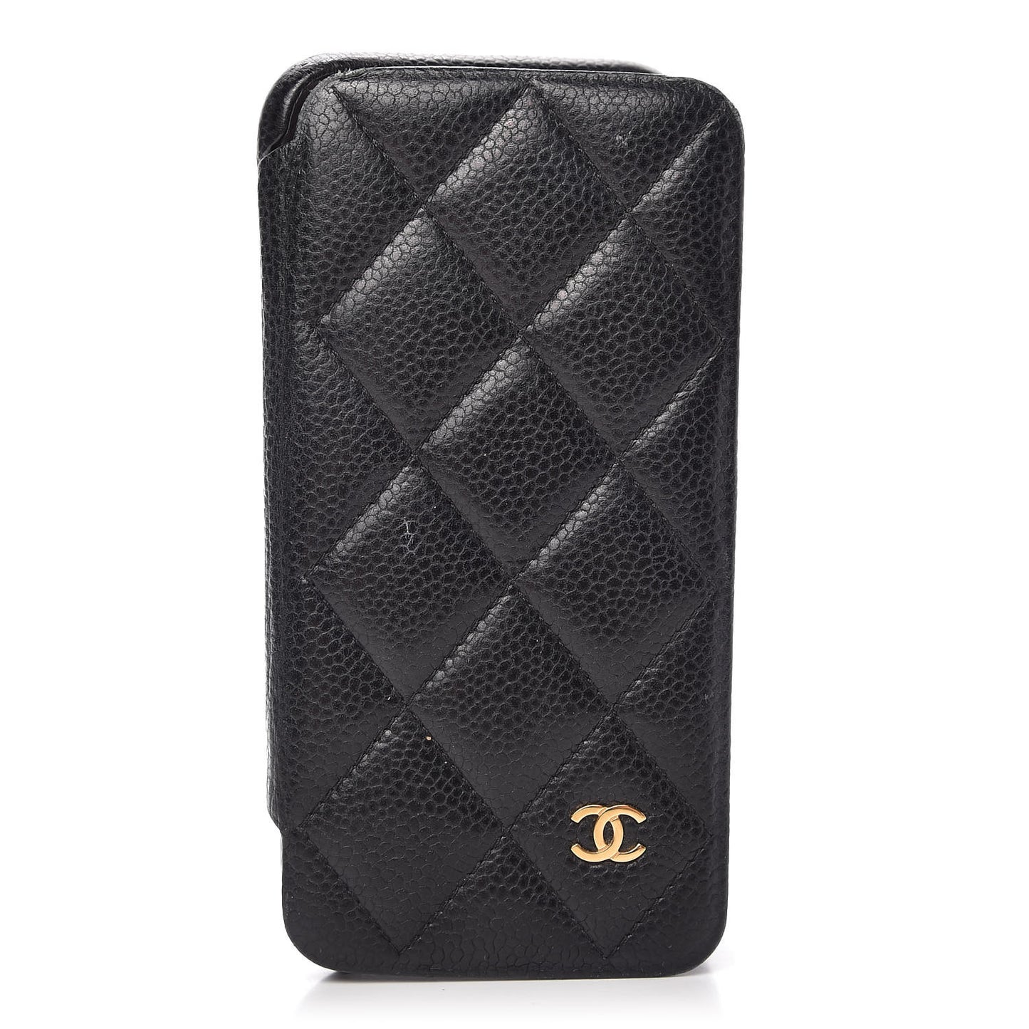 Caviar Quilted iPhone X Case Black