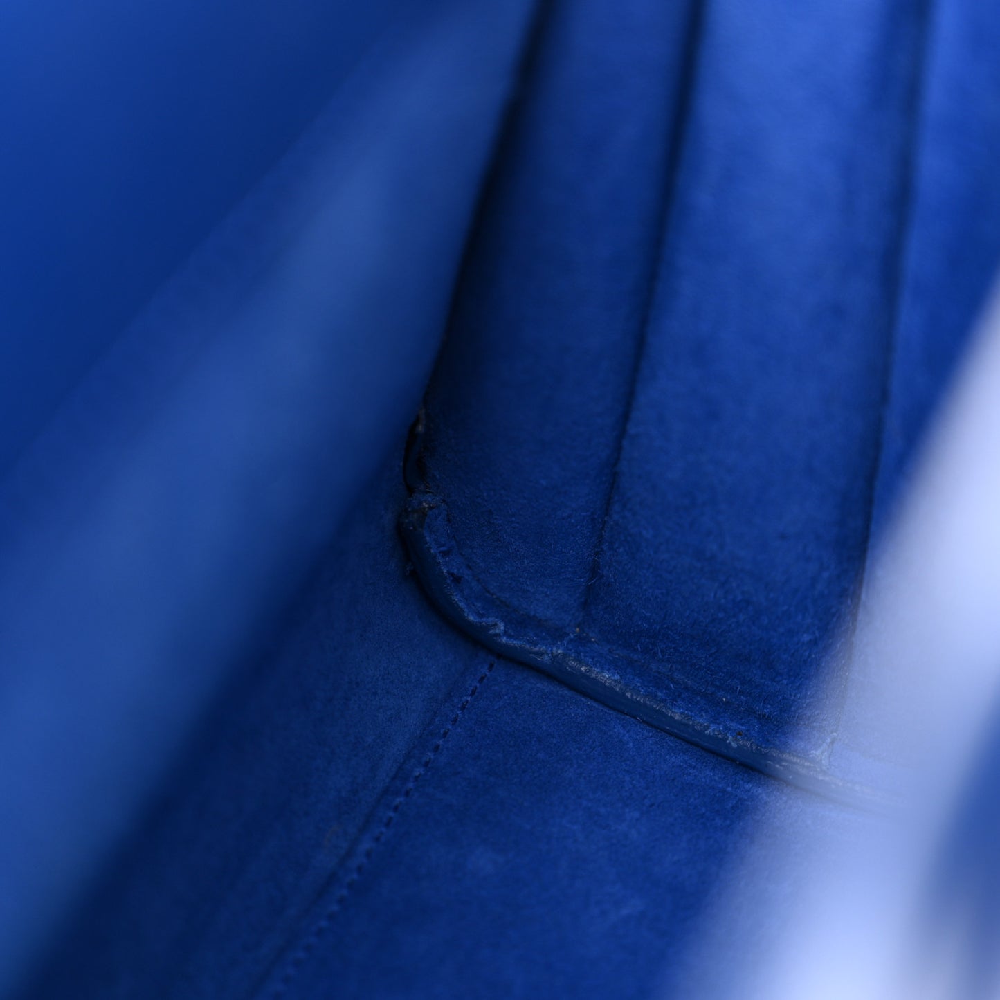 Calfskin Nano Sac De Jour Cobalt Blue
