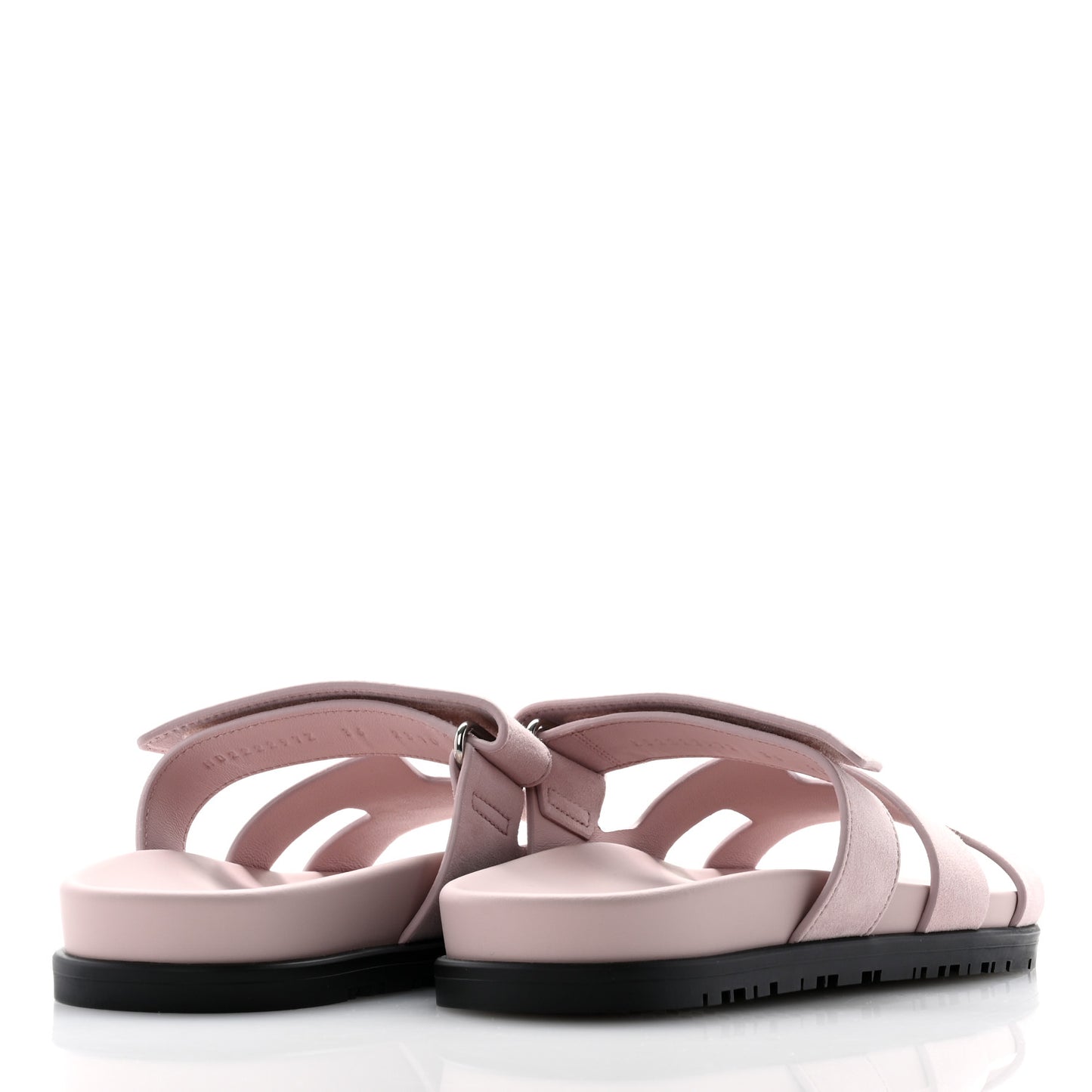 Suede Goatskin Womens Chypre Sandals 36 Rose Porcelaine