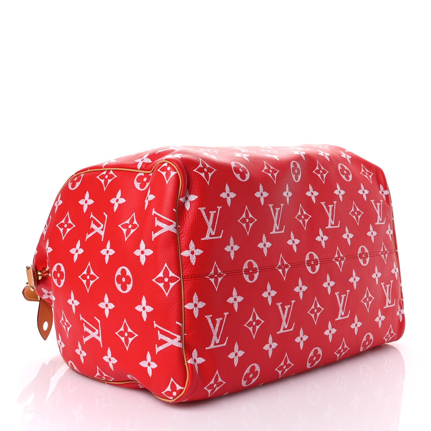 Calfskin Monogram Speedy P9 Bandouliere 50 Red