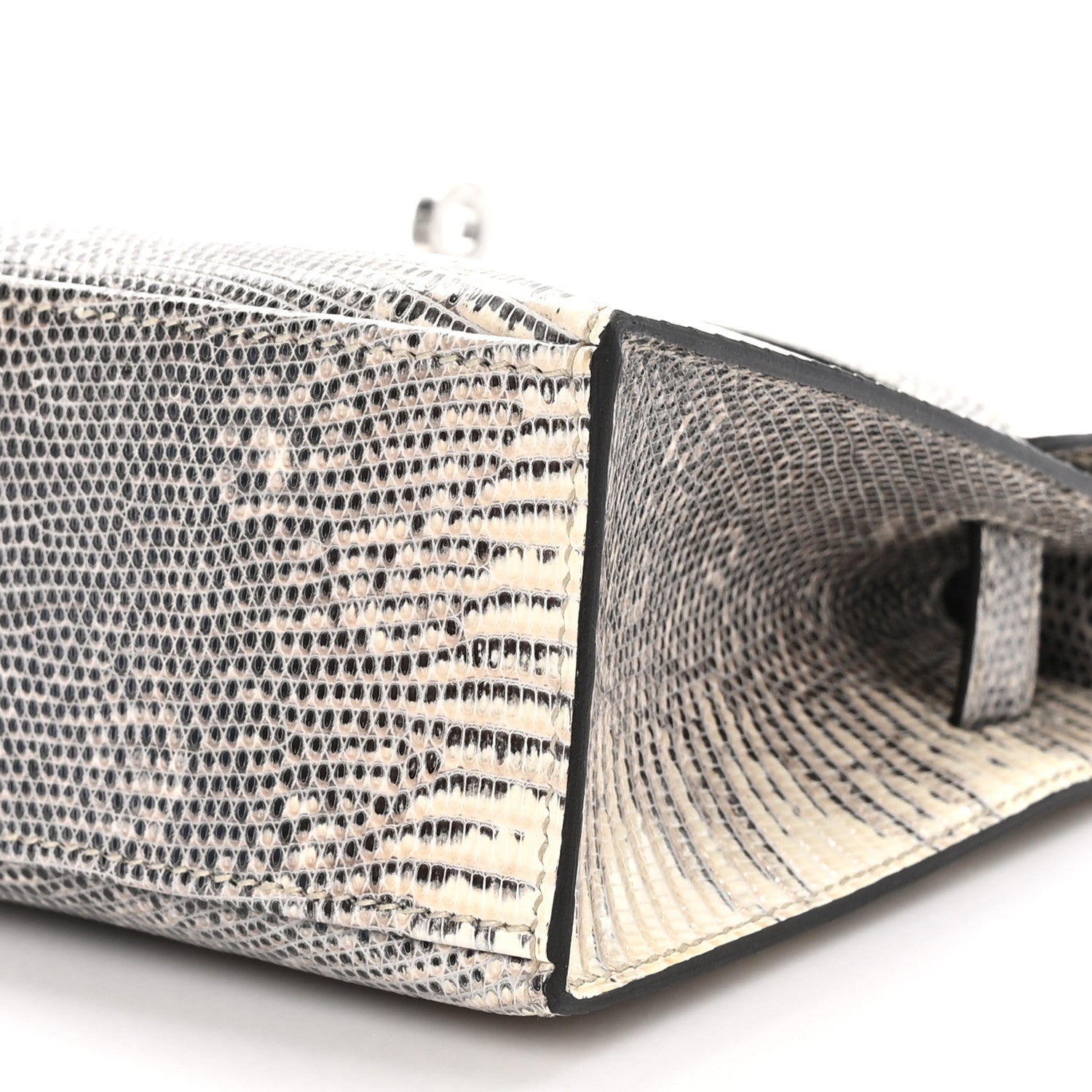 Hermes Lizard Kelly Pochette Clutch Ombre 8 of 9