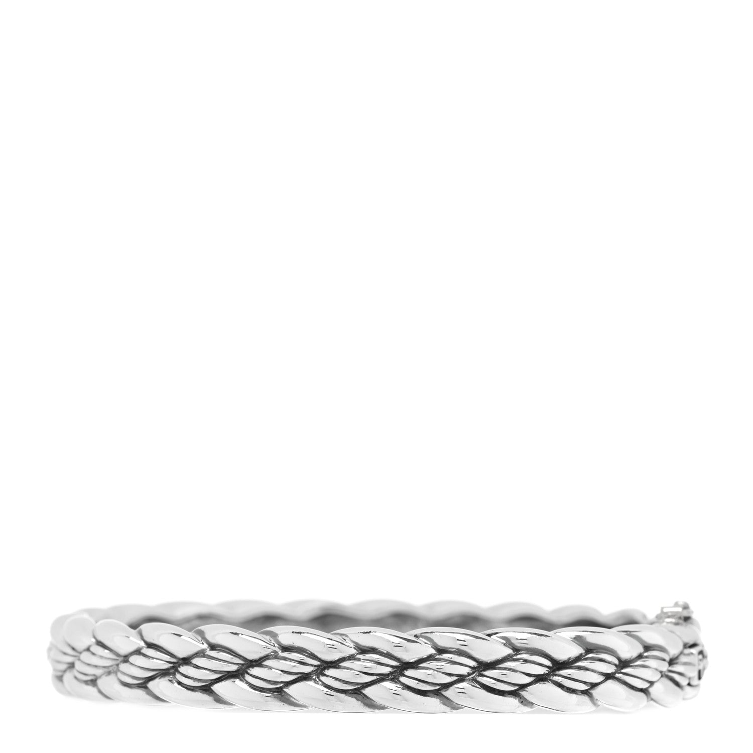 David Yurman Sterling Silver Braided Bangle Bracelet 2 of 4