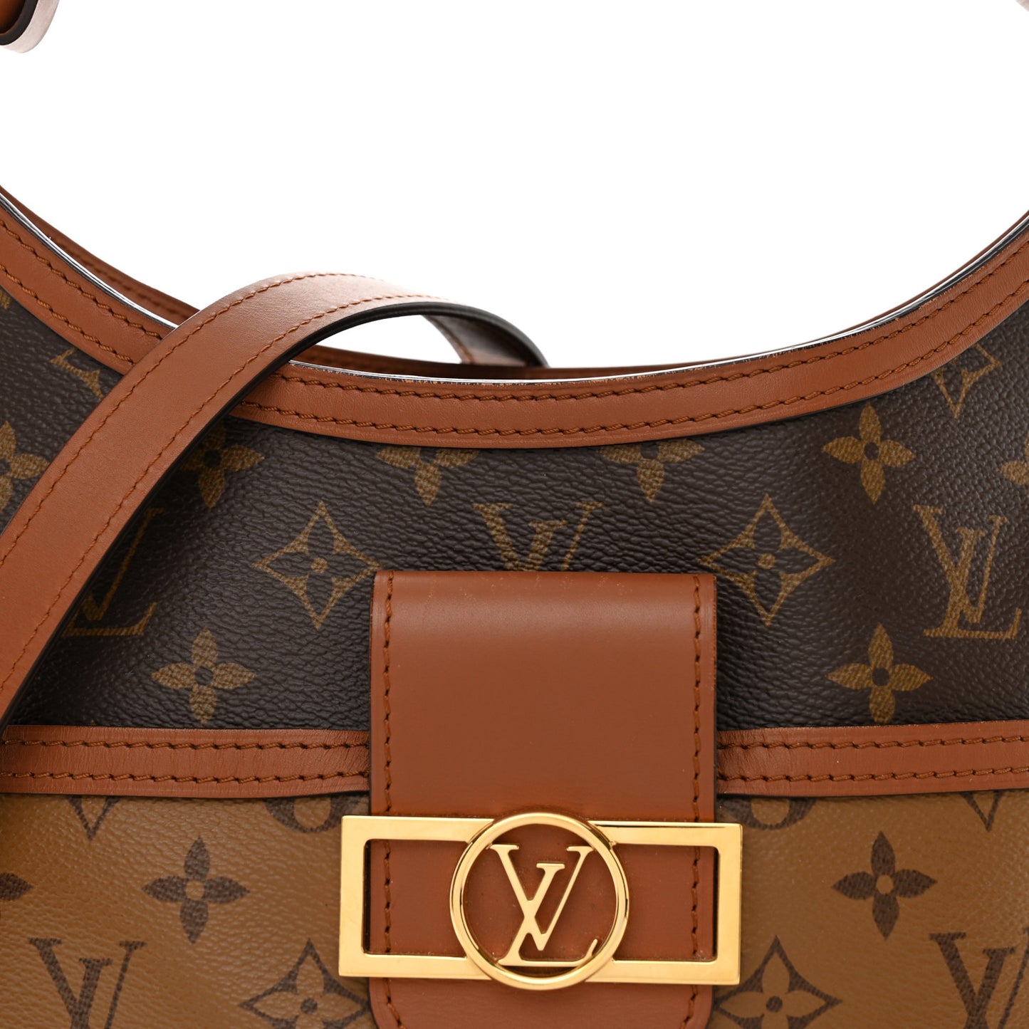 Reverse Monogram Dauphine Hobo PM