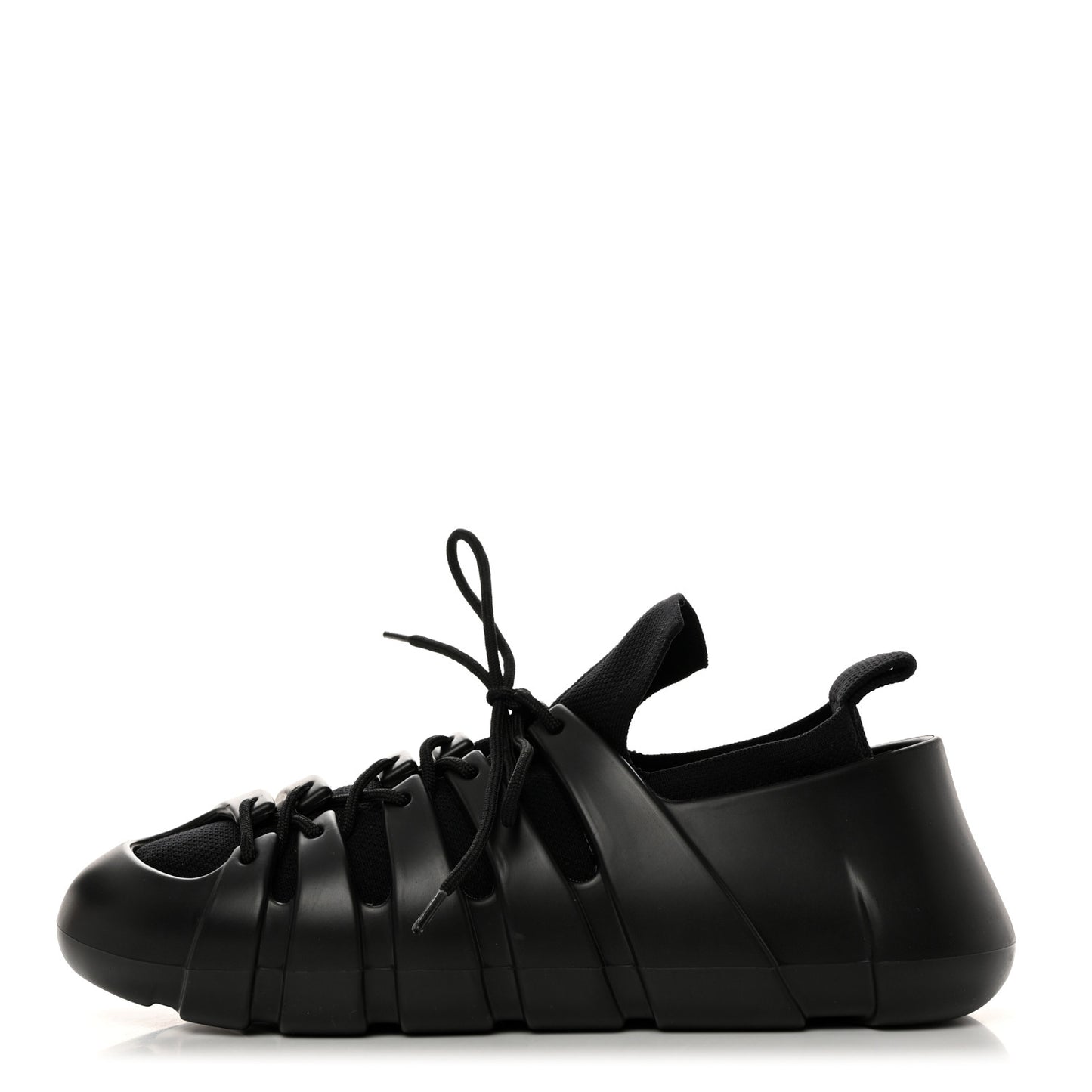 Tech Knit Rubber Trail Mens Sneakers 41 Black