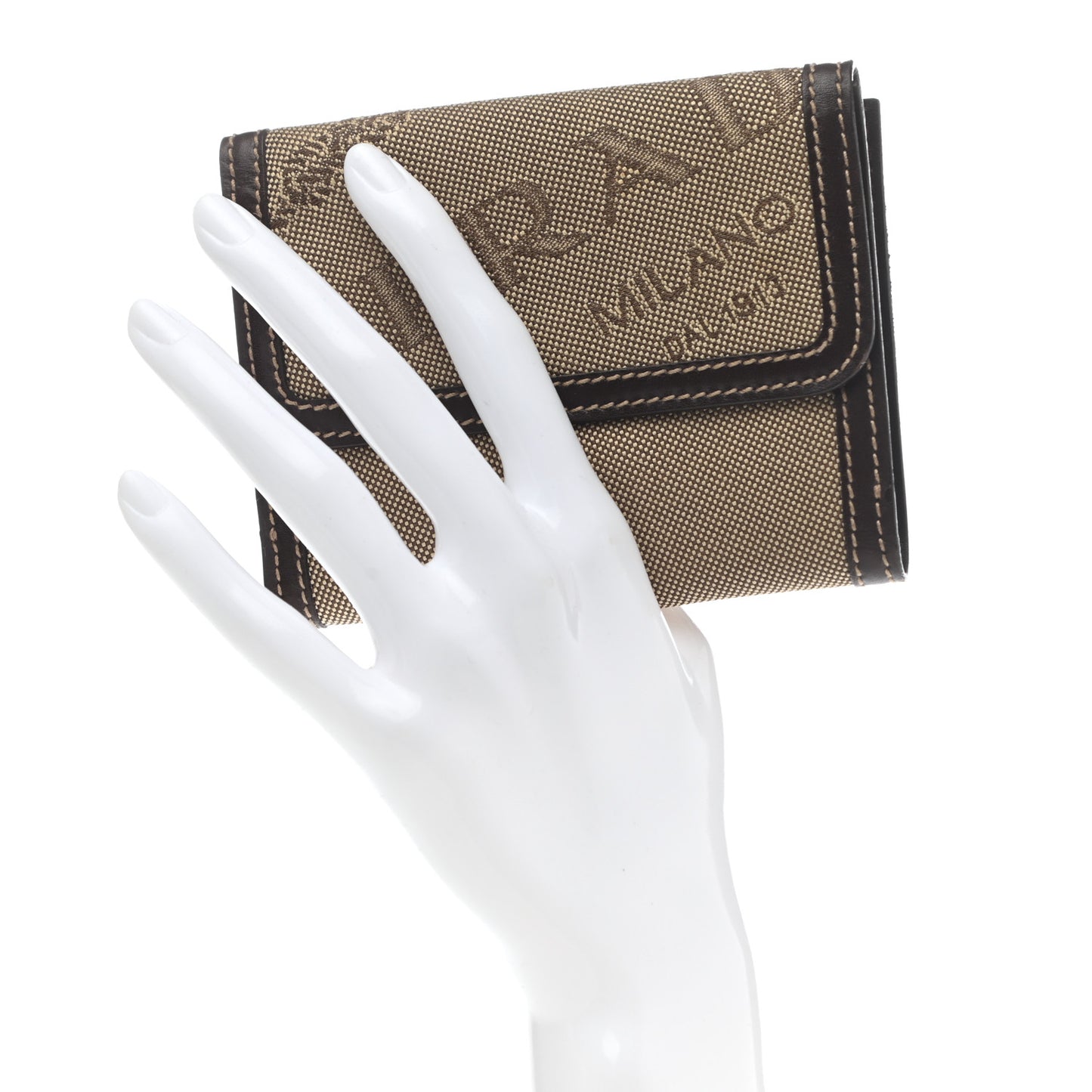 Jacquard Logo Compact Wallet Corda Moro