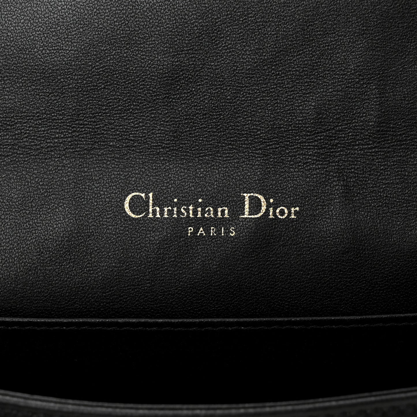 Lambskin Cannage Lady Dior Pouch Black