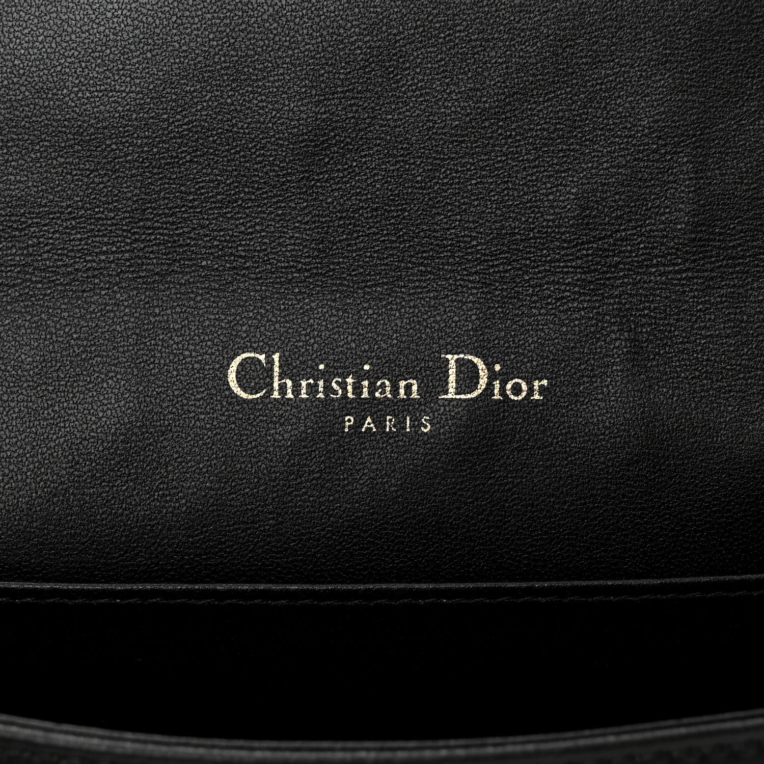 Christian Dior Lambskin Cannage Lady Dior Pouch Black 7 of 12