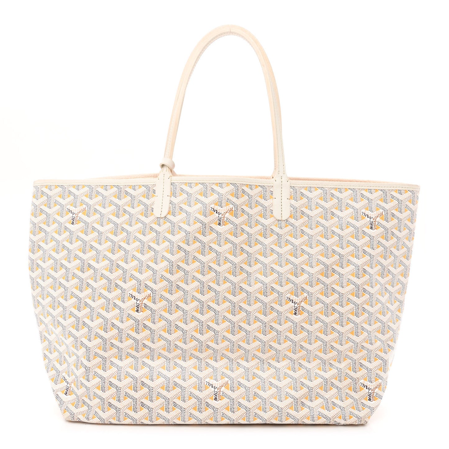 Goyardine Saint Louis Claire Voie PM White Orange