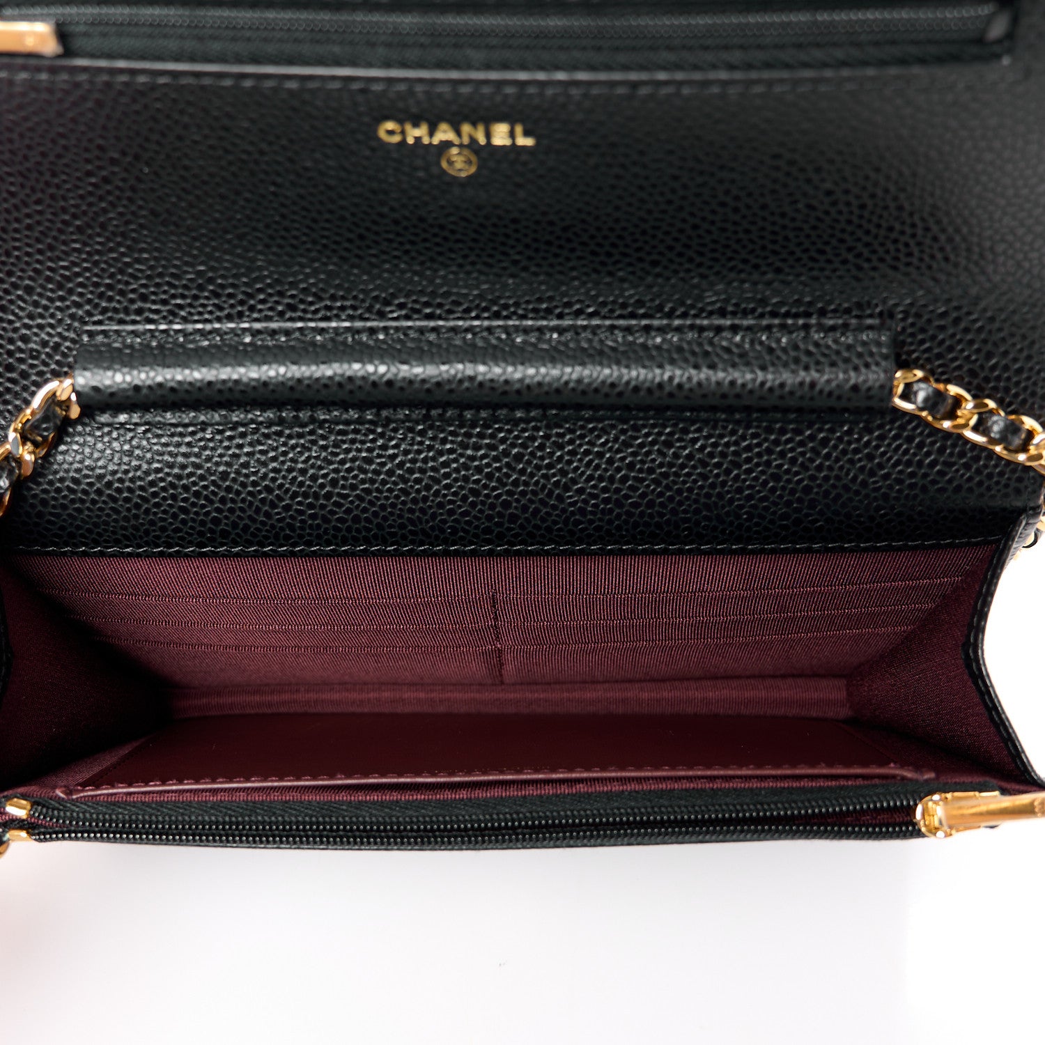 Chanel Caviar Quilted Wallet on Chain WOC Black 5 of 12