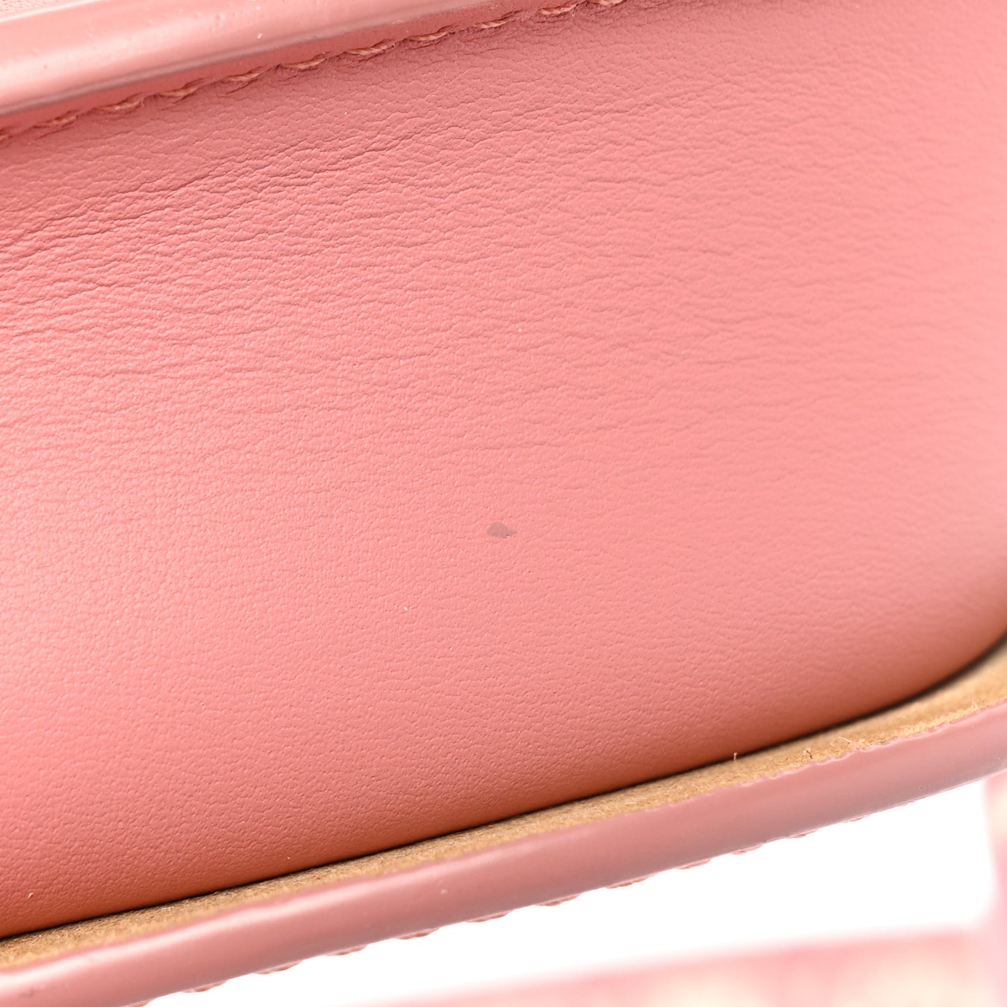 Calfskin Jacquard Mini Gate Dual Bag Peach Bloom