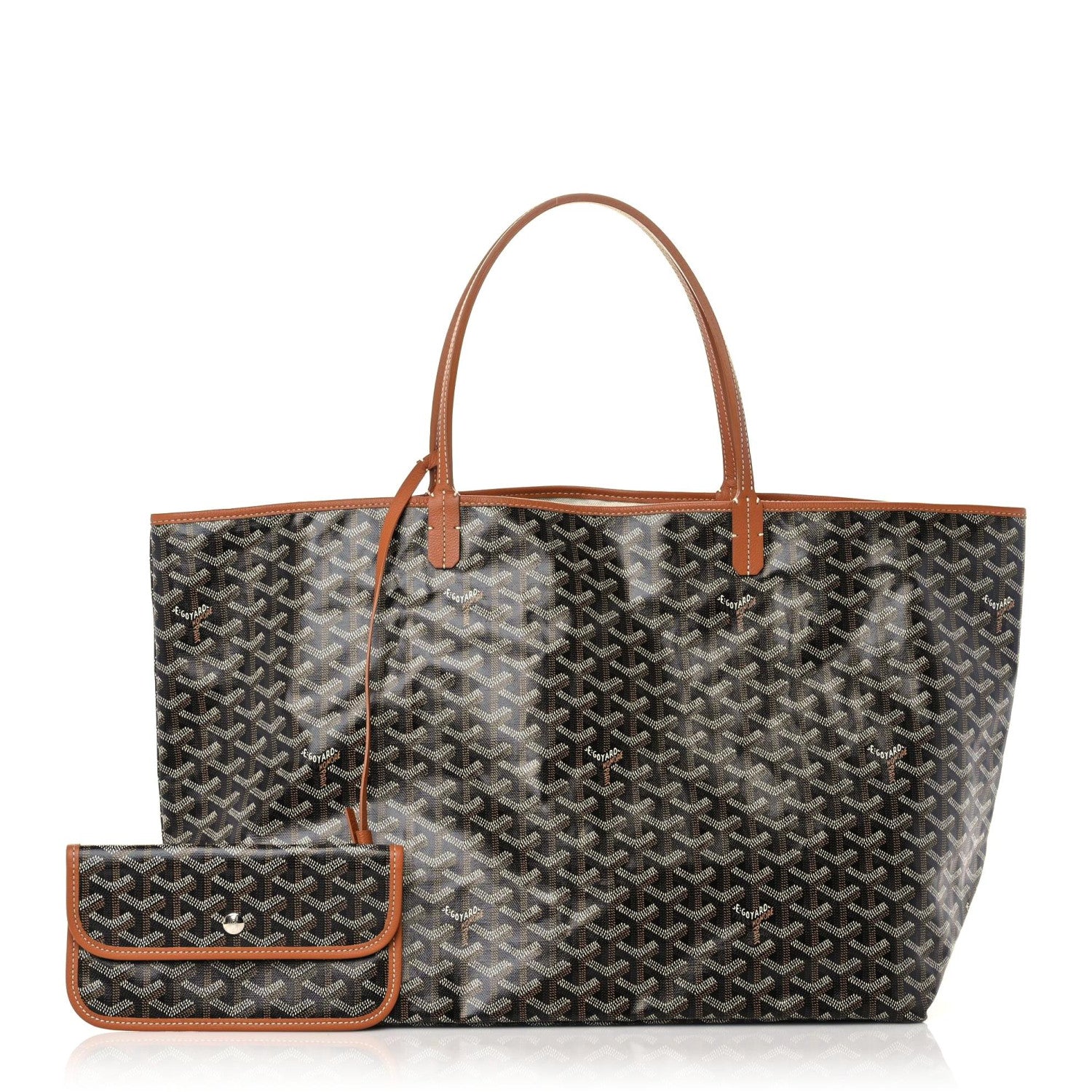 Goyard Goyardine Saint Louis GM Black Gold 1 of 9