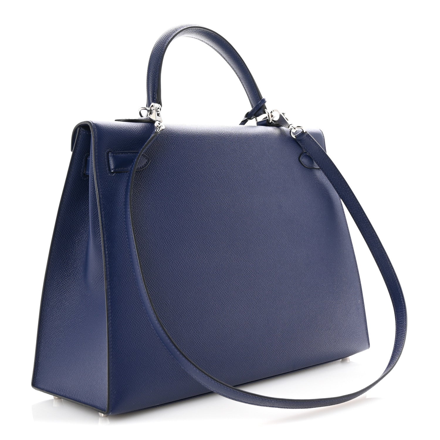 Hermes Epsom Kelly Sellier 35 Bleu Saphir 3 of 11