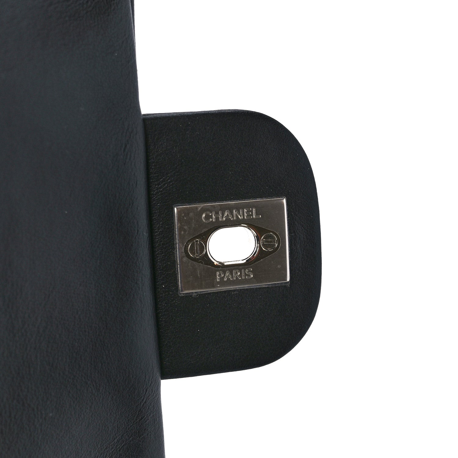Chanel Calfskin Quilted CC Uniform Flap Belt Bag Black 9 of 13