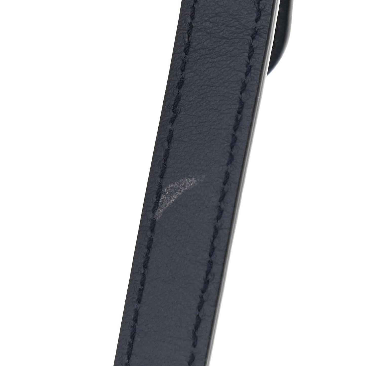 Calfskin Demin Check Small Lola Camera Bag Navy