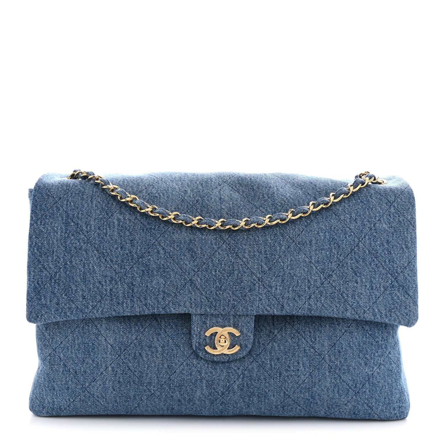 Chanel Denim Souplissimo Maxi Flap Blue 1911792 – FASHIONPHILE