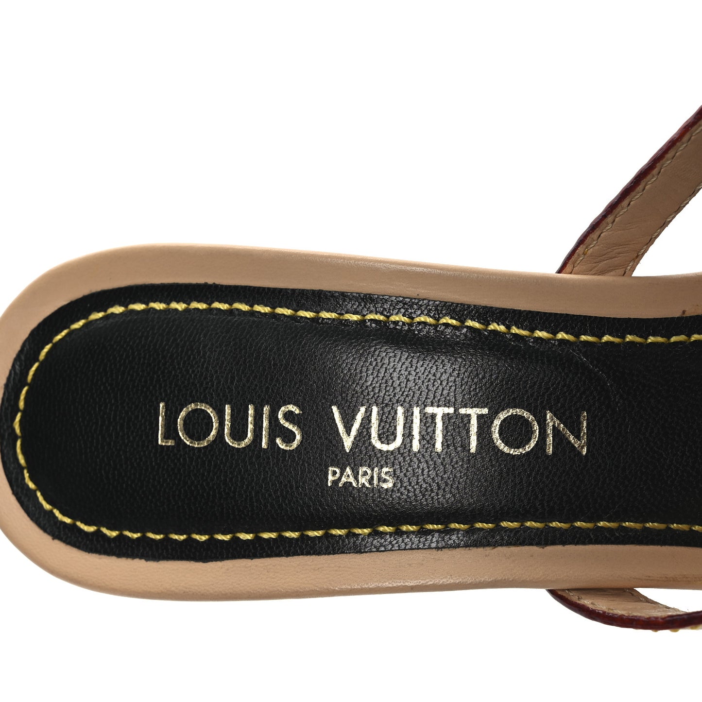 Monogram Multicolor Bow Wedge Sandals 38.5 Black