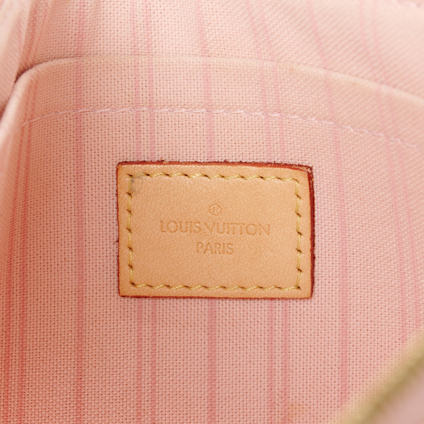 Damier Azur Neverfull MM GM Pochette Rose Ballerine