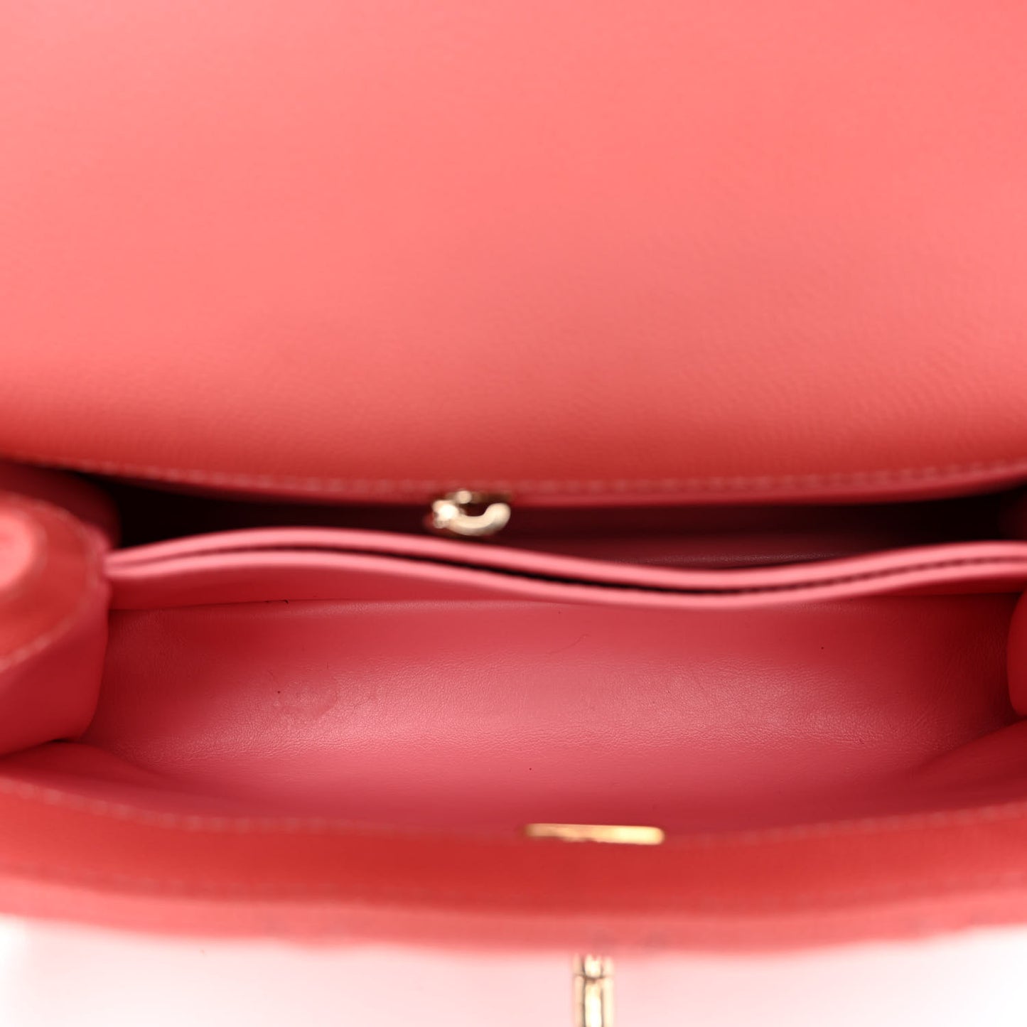 Caviar Quilted Mini Coco Handle Flap Pink