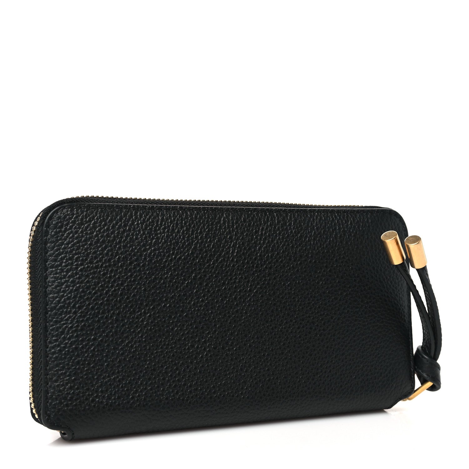 Chloe Grained Calfskin Marcie Long Zip Around Wallet Black 3 of 9