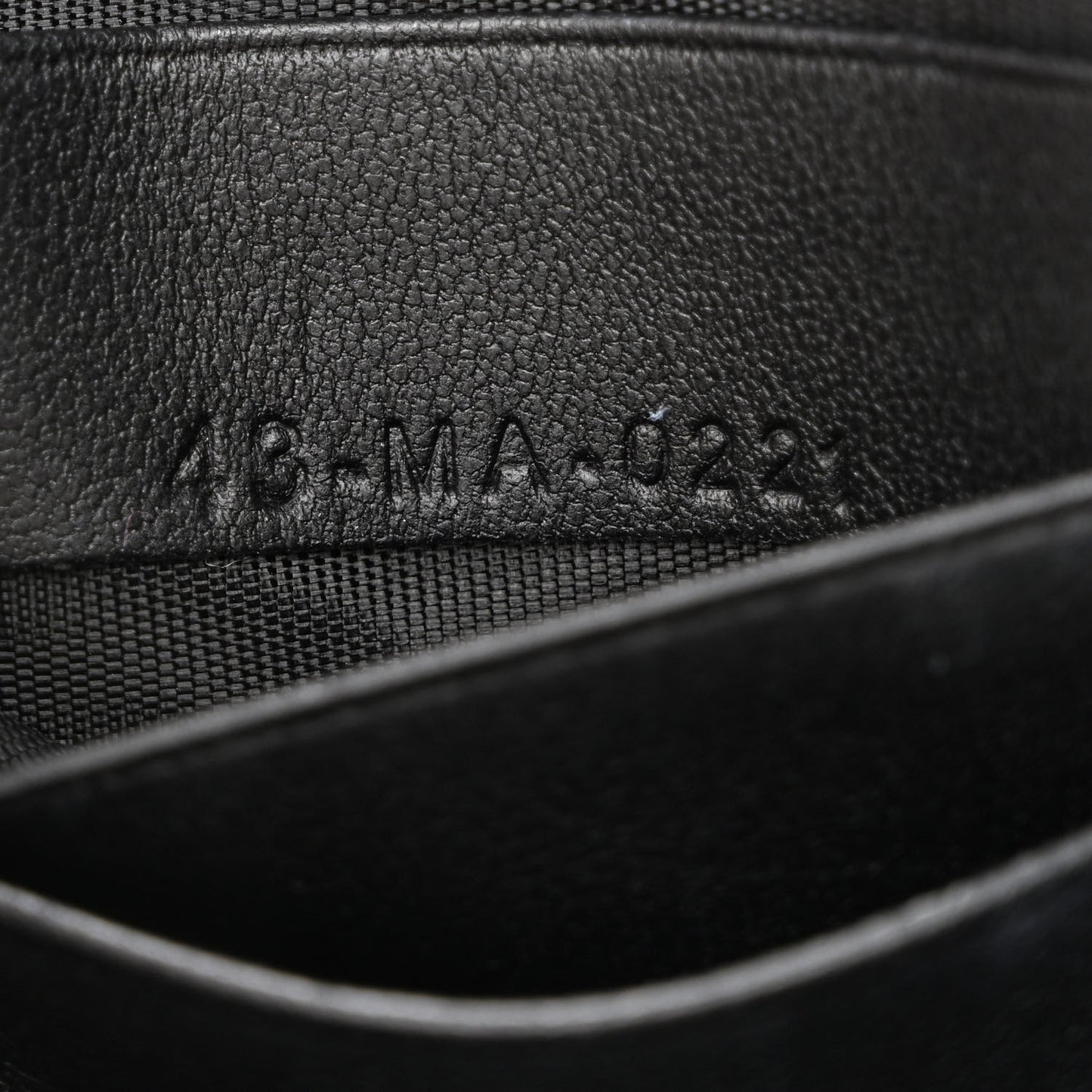 Lambskin Cannage Lady Dior Phone Holder Black