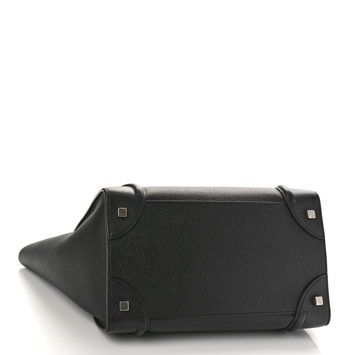 Celine Drummed Calfskin Mini Luggage Black 4 of 12
