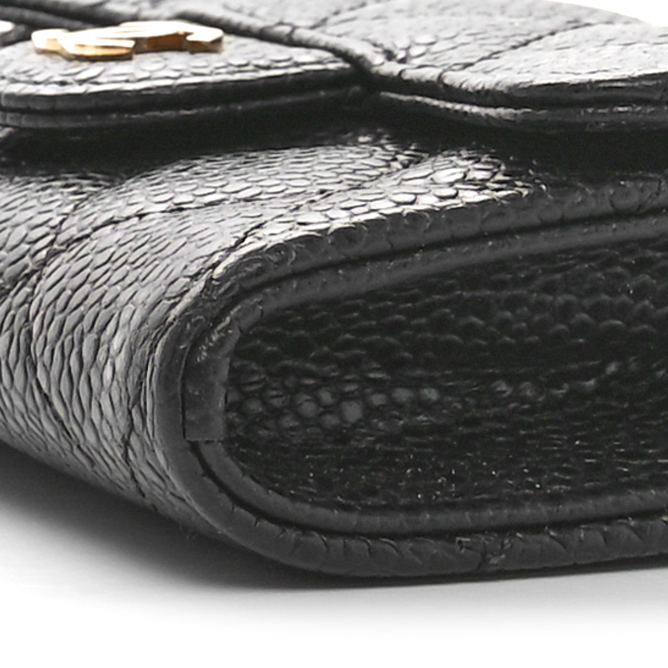 Chanel Caviar Quilted Flap Card Holder Wallet Black 11 of 12