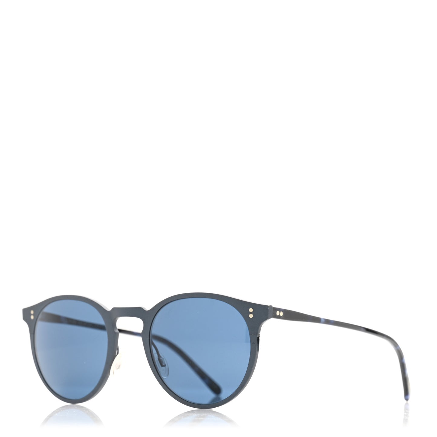 Acetate Metal Round Sunglasses OV1208S Blue