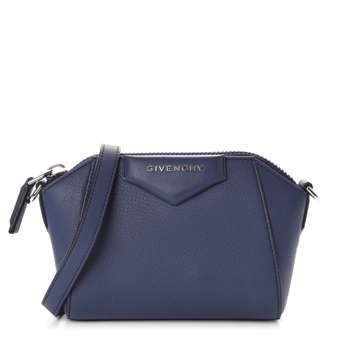 Sugar Goatskin Nano Antigona Midnight Blue