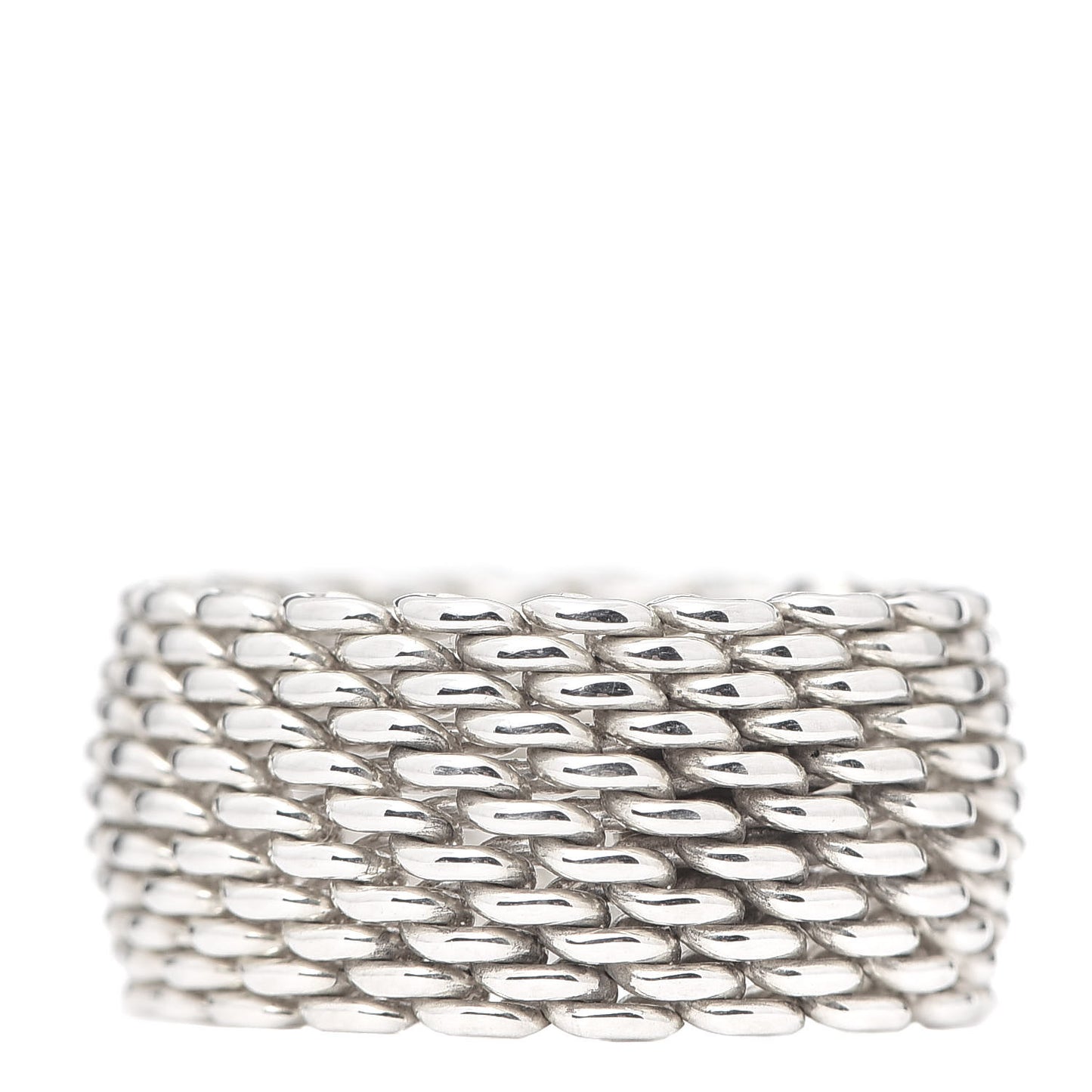 Sterling Silver Somerset Mesh Ring 49 4.75