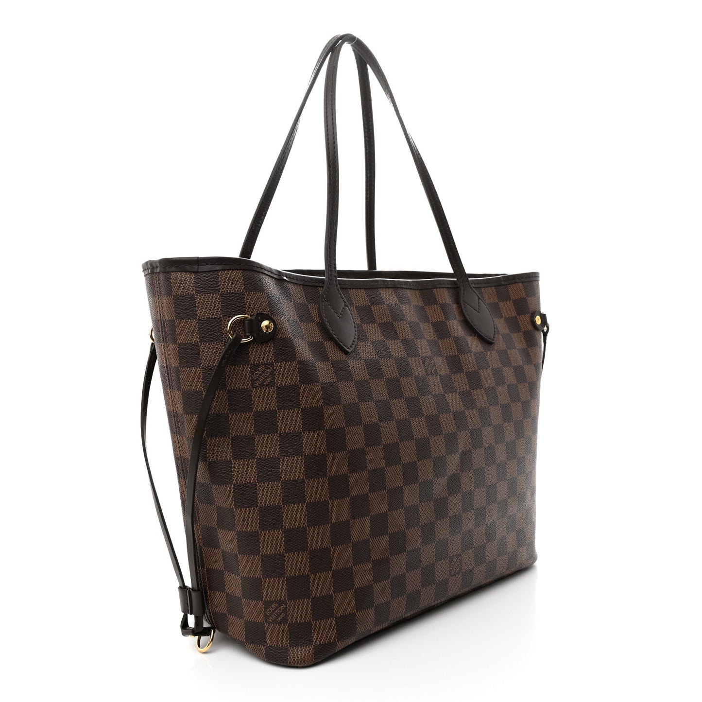 Damier Ebene Neo Neverfull MM Rose Ballerine