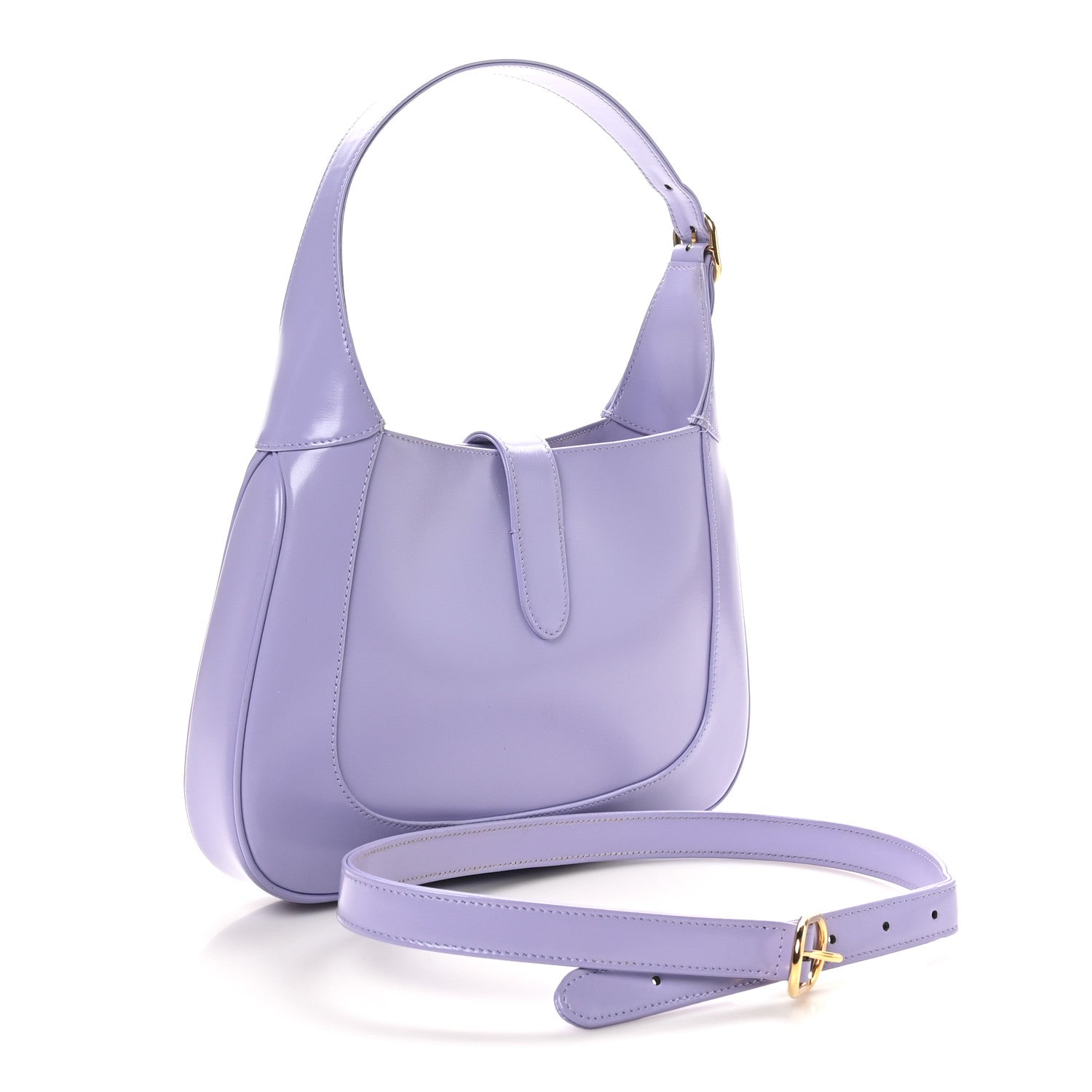 Gucci Boarded Dyana Lux Calfskin Small Jackie 1961 Hobo Lapis 3 of 10